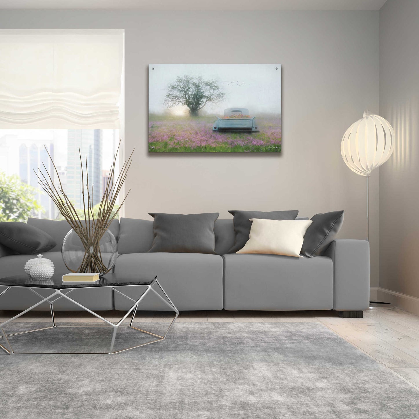 Epic Art 'Summer Wildflowers' by Lori Deiter Acrylic Glass Wall Art,36x24
