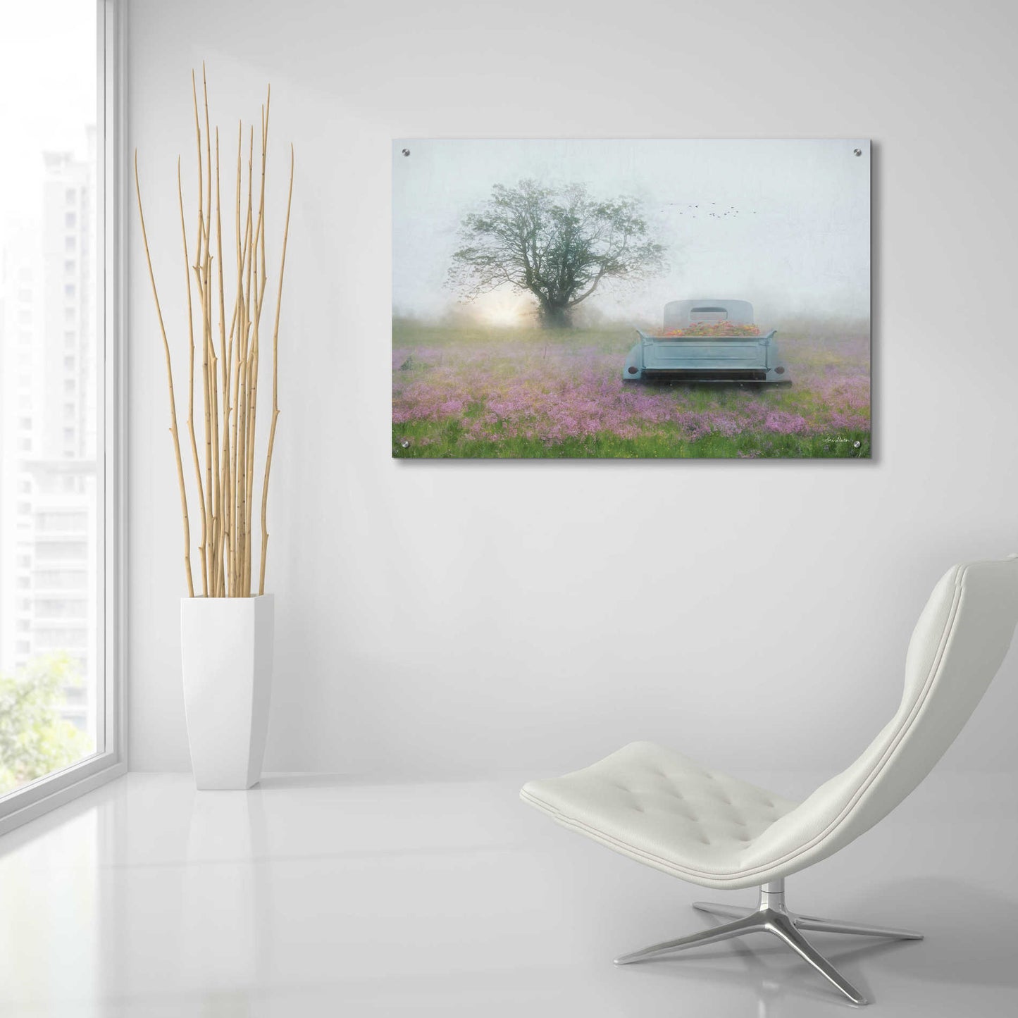 Epic Art 'Summer Wildflowers' by Lori Deiter Acrylic Glass Wall Art,36x24