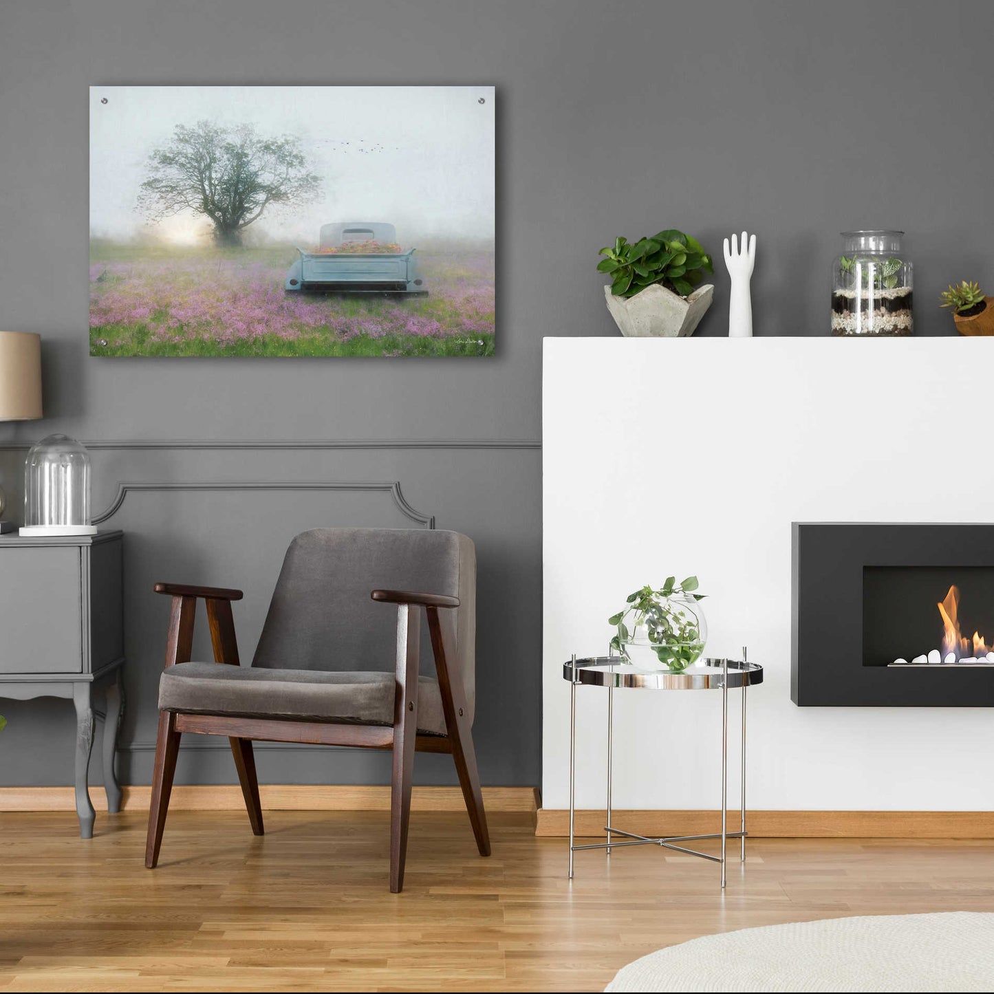 Epic Art 'Summer Wildflowers' by Lori Deiter Acrylic Glass Wall Art,36x24