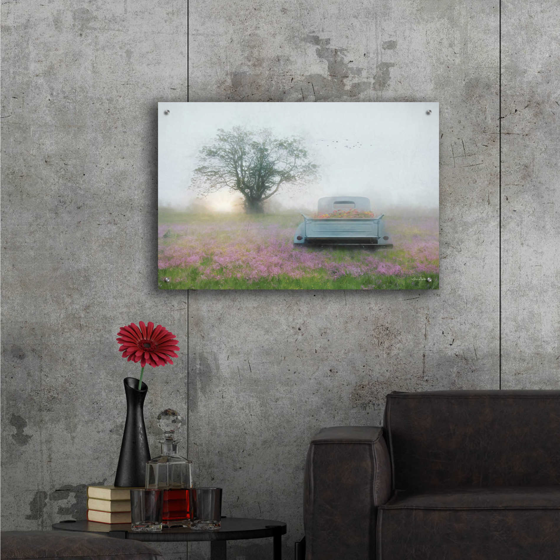 Epic Art 'Summer Wildflowers' by Lori Deiter Acrylic Glass Wall Art,36x24