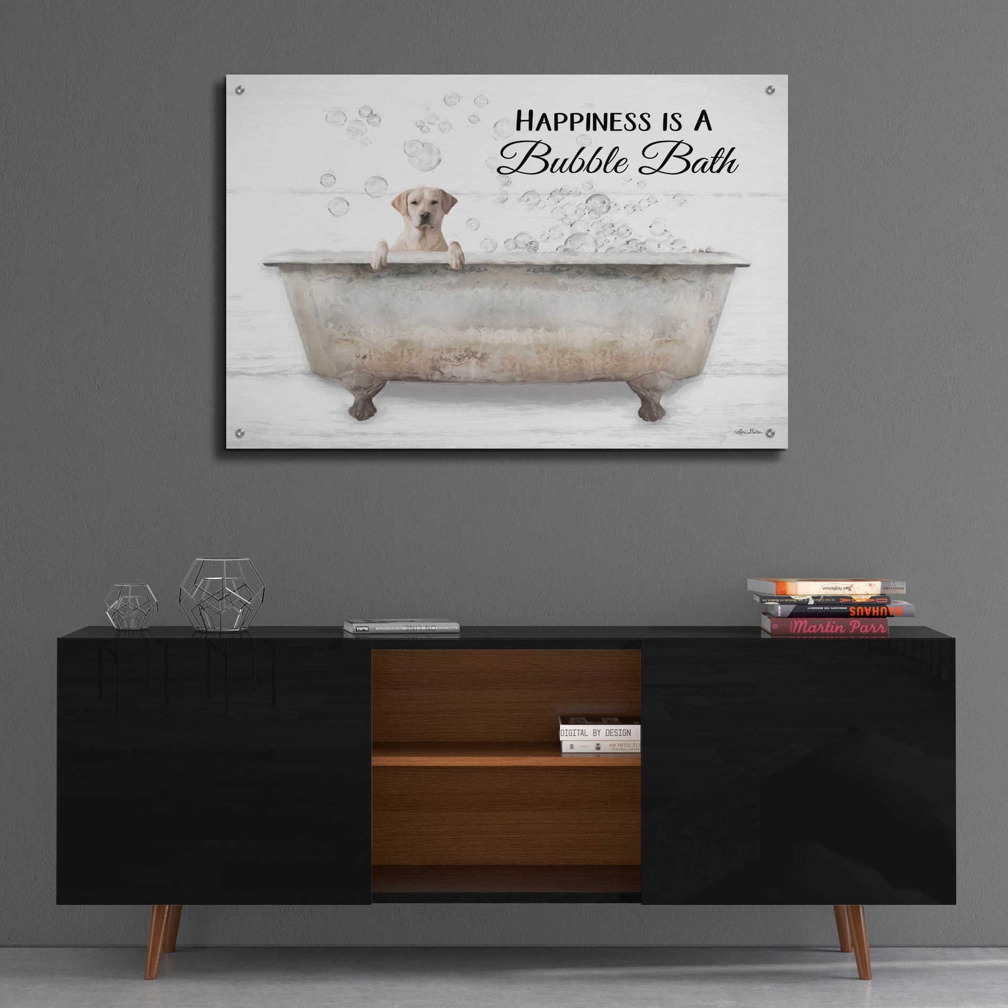 Epic Art 'Bubble Bath' by Lori Deiter Acrylic Glass Wall Art,36x24