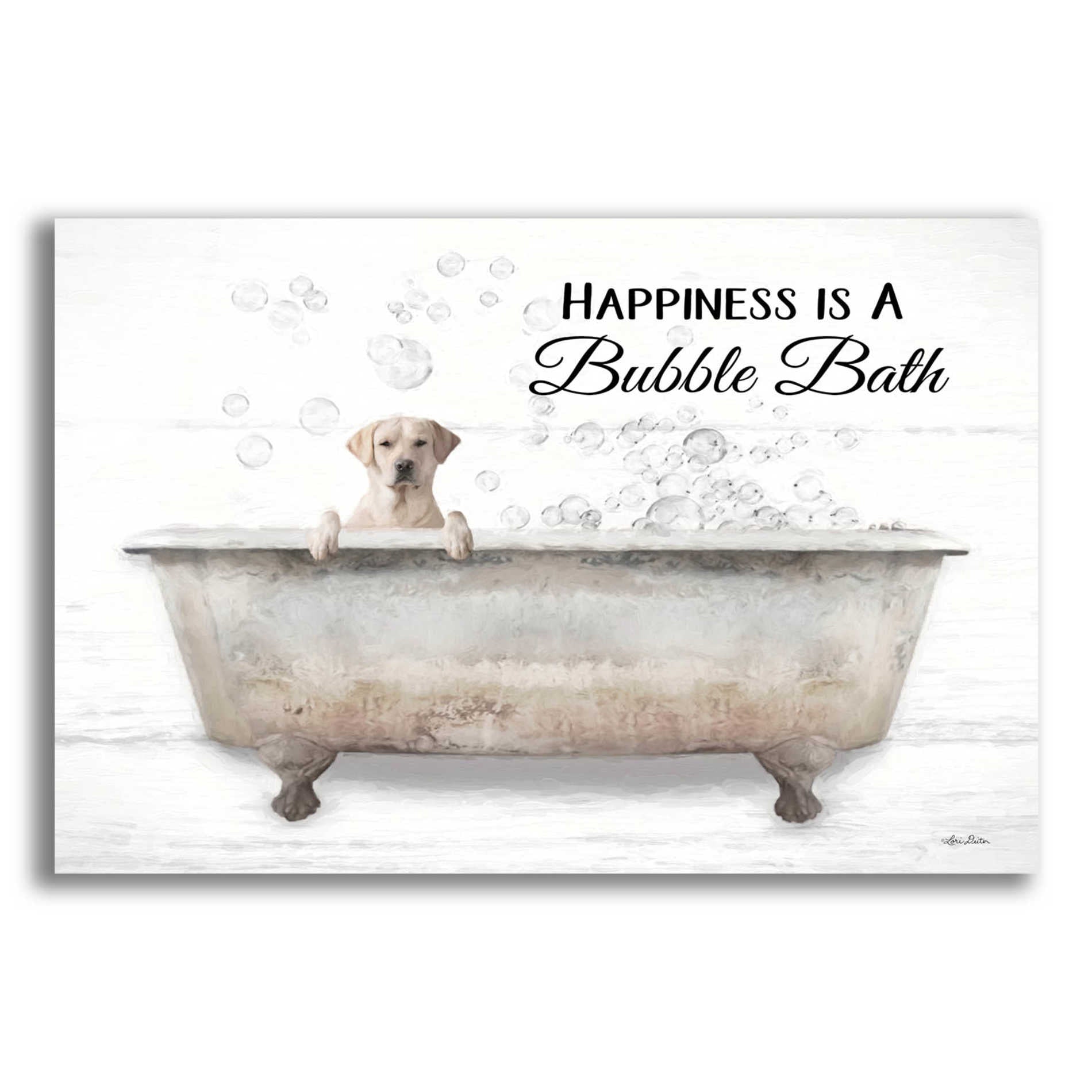 Epic Art 'Bubble Bath' by Lori Deiter Acrylic Glass Wall Art