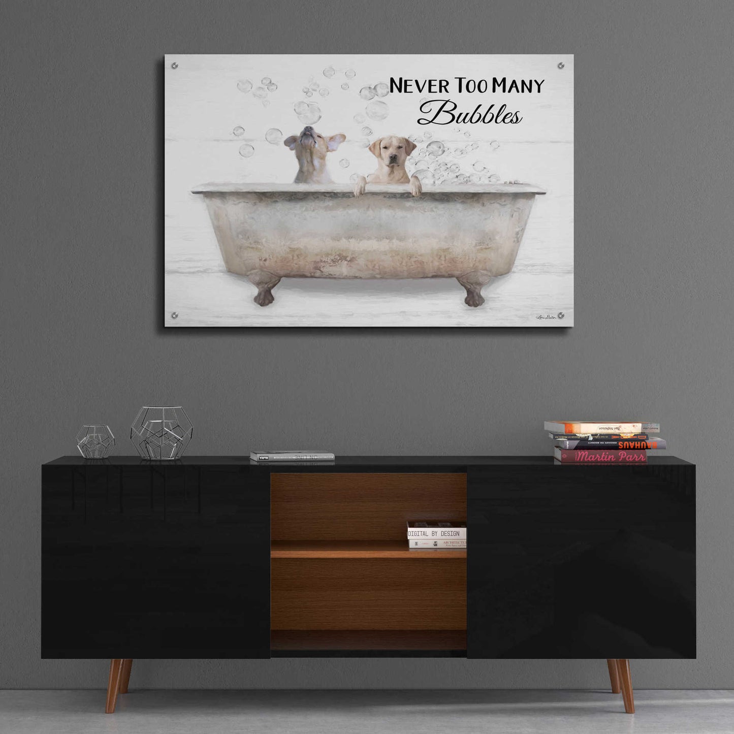 Epic Art 'Never Too Many Bubbles' by Lori Deiter Acrylic Glass Wall Art,36x24