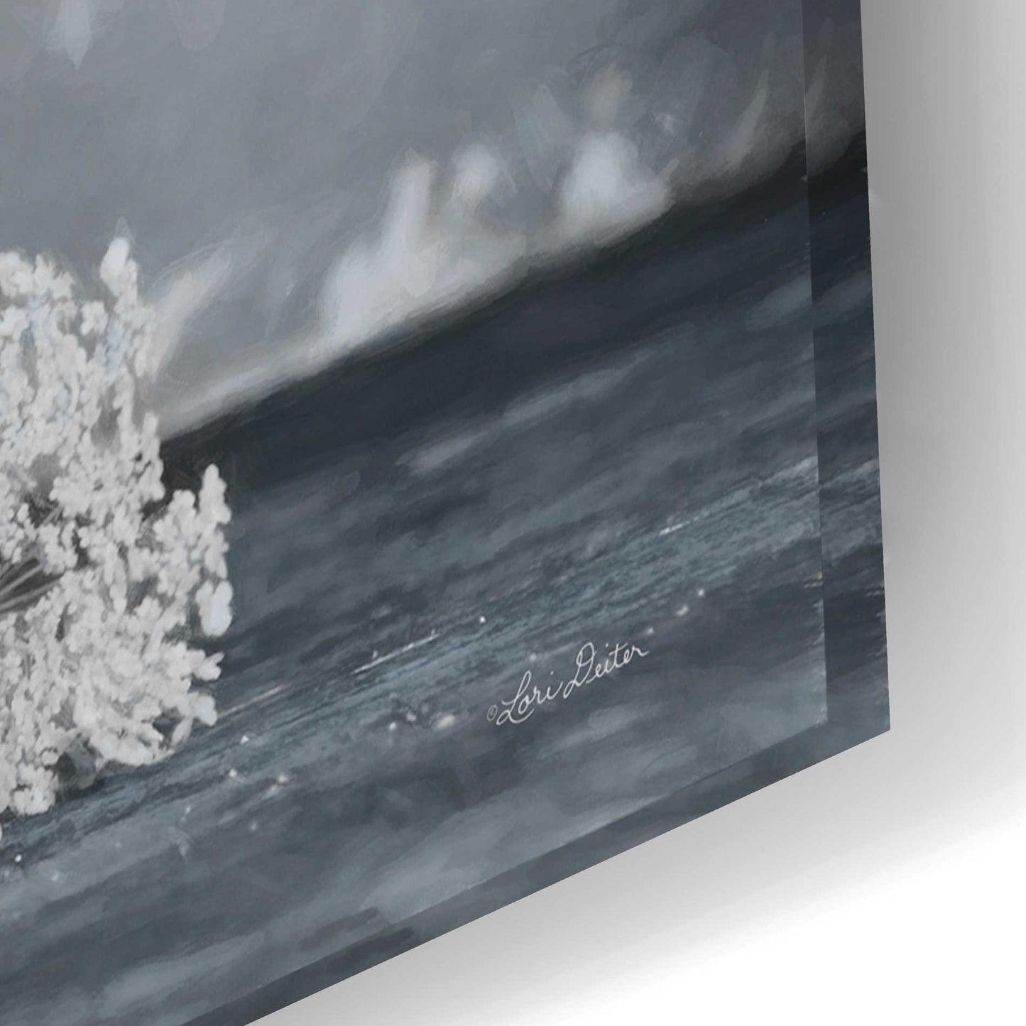 Epic Art 'Queen Anne's Lace I' by Lori Deiter Acrylic Glass Wall Art,24x16