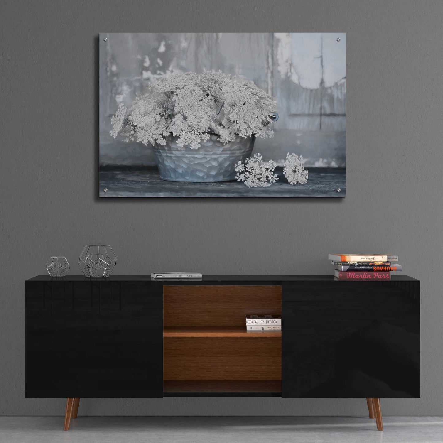 Epic Art 'Queen Anne's Lace I' by Lori Deiter Acrylic Glass Wall Art,36x24