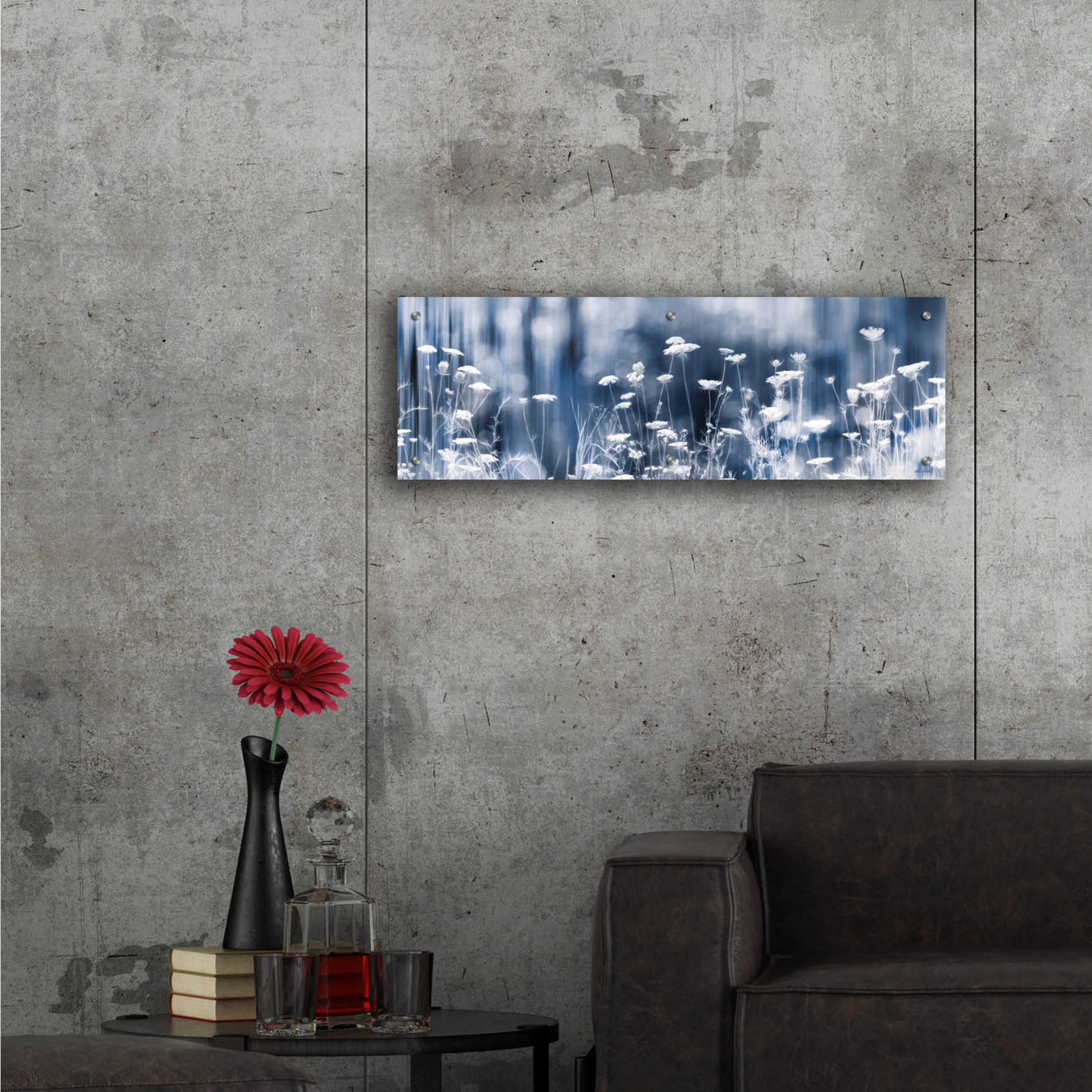 Epic Art 'Summer Dreams' by Lori Deiter Acrylic Glass Wall Art,36x12