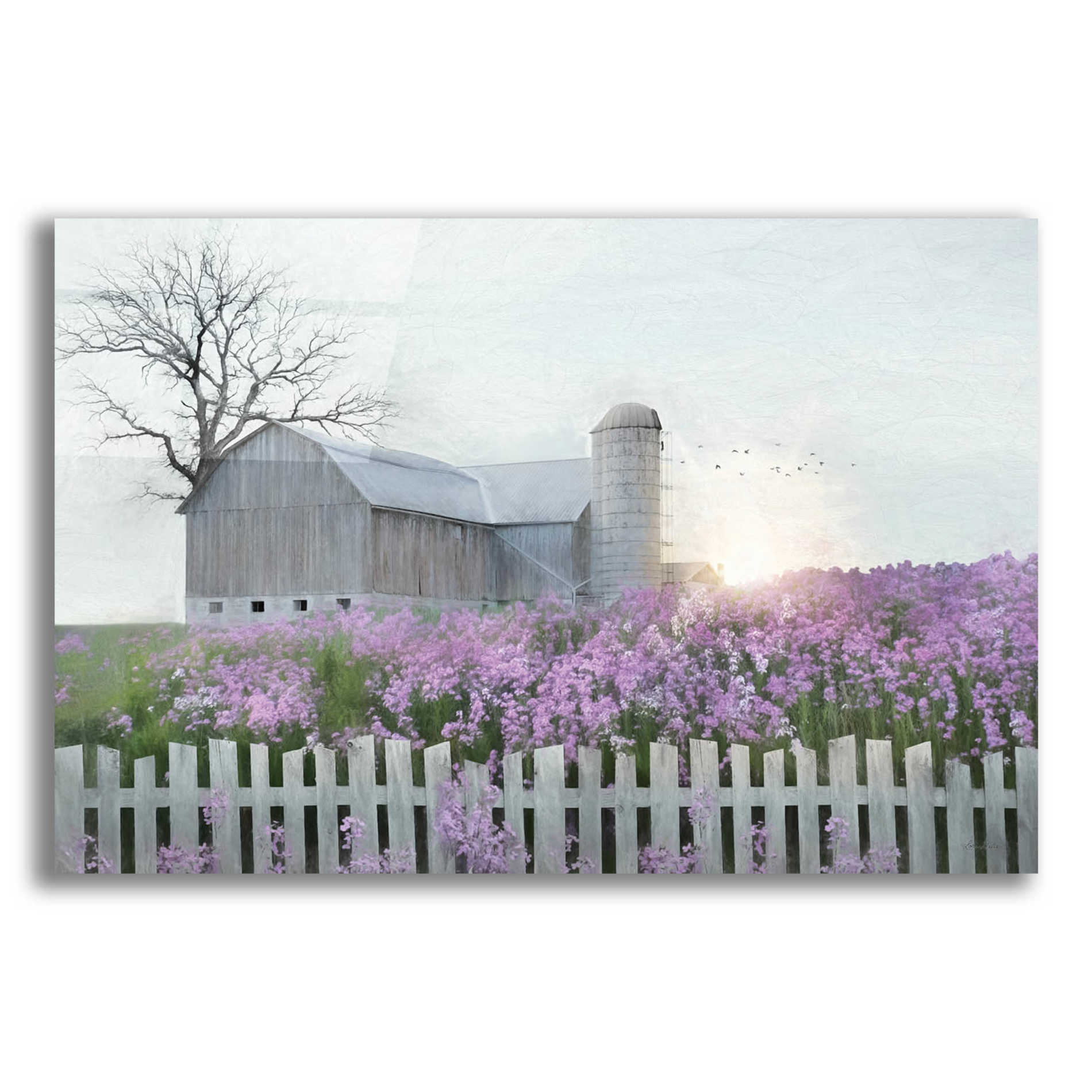 Epic Art 'Spring Blessings' by Lori Deiter Acrylic Glass Wall Art,16x12