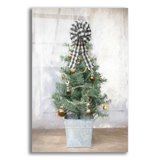 Epic Art 'Buffalo Plaid Mini Tree' by Lori Deiter Acrylic Glass Wall Art