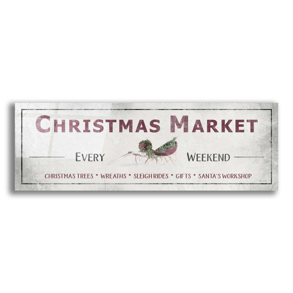 Epic Art 'Christmas Market' by Lori Deiter Acrylic Glass Wall Art,3:1