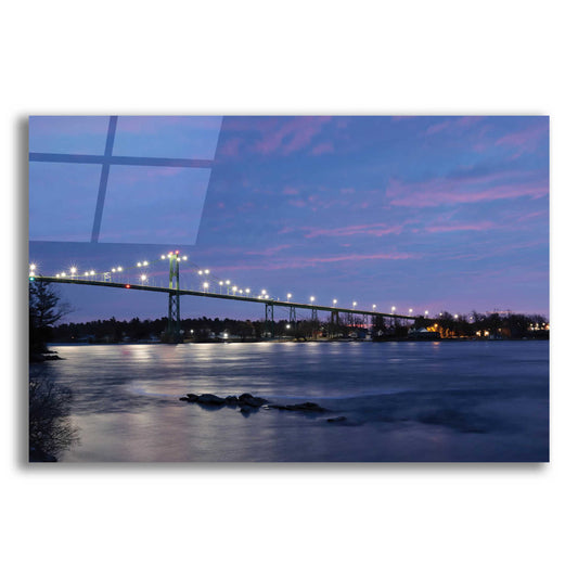 Epic Art 'Bridge at Night' by Lori Deiter Acrylic Glass Wall Art