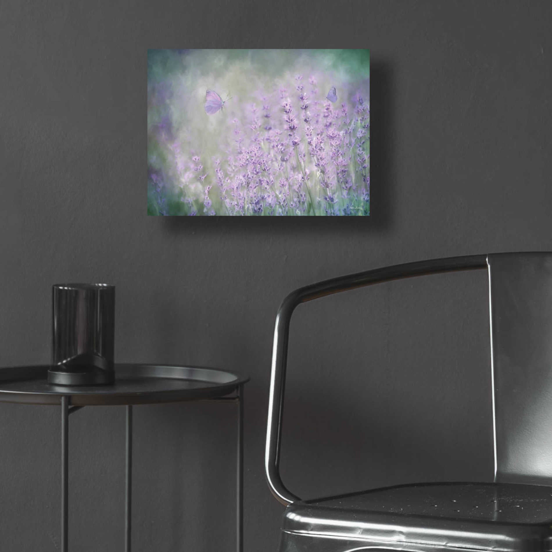 Epic Art 'Lovely Lavender' by Lori Deiter Acrylic Glass Wall Art,16x12