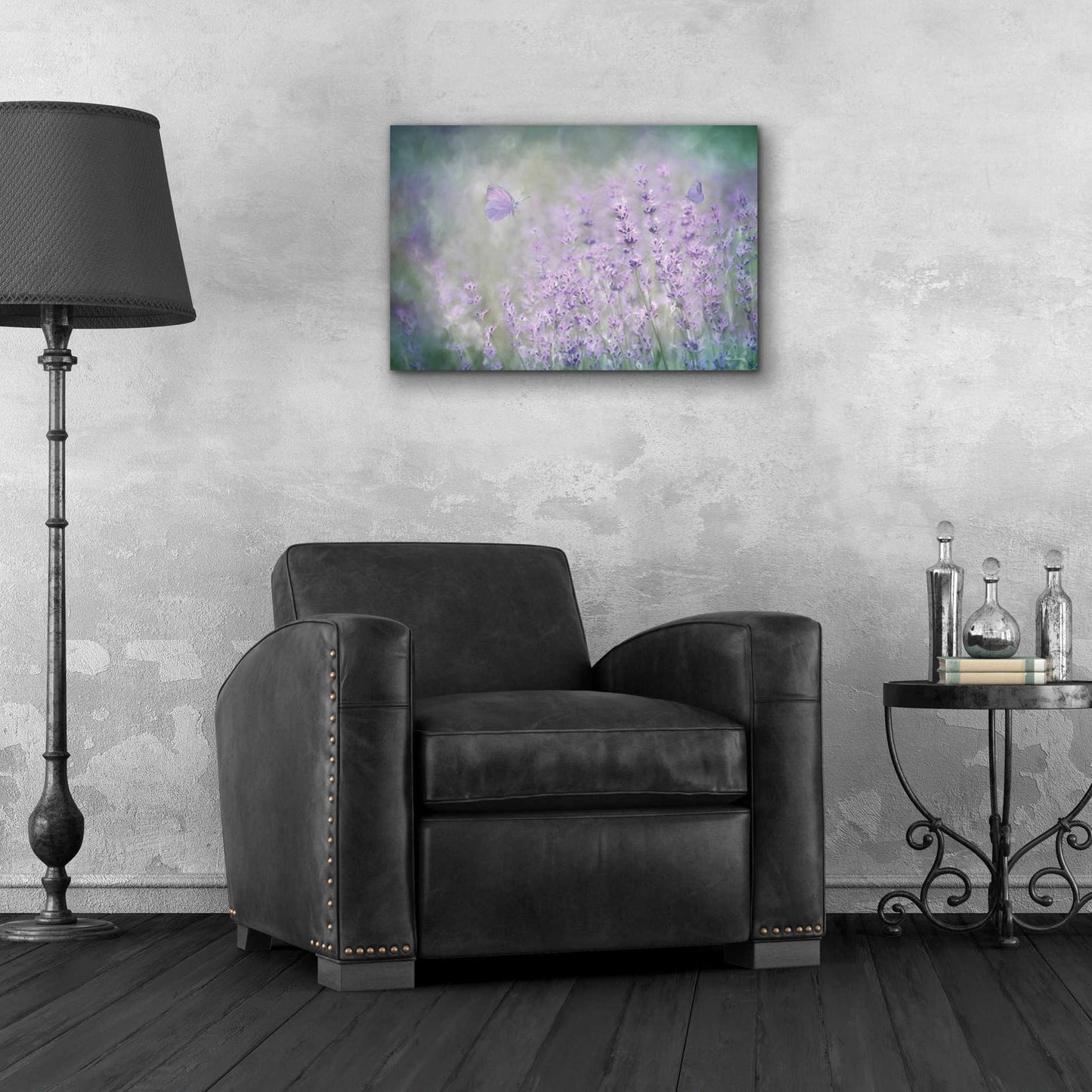 Epic Art 'Lovely Lavender' by Lori Deiter Acrylic Glass Wall Art,24x16