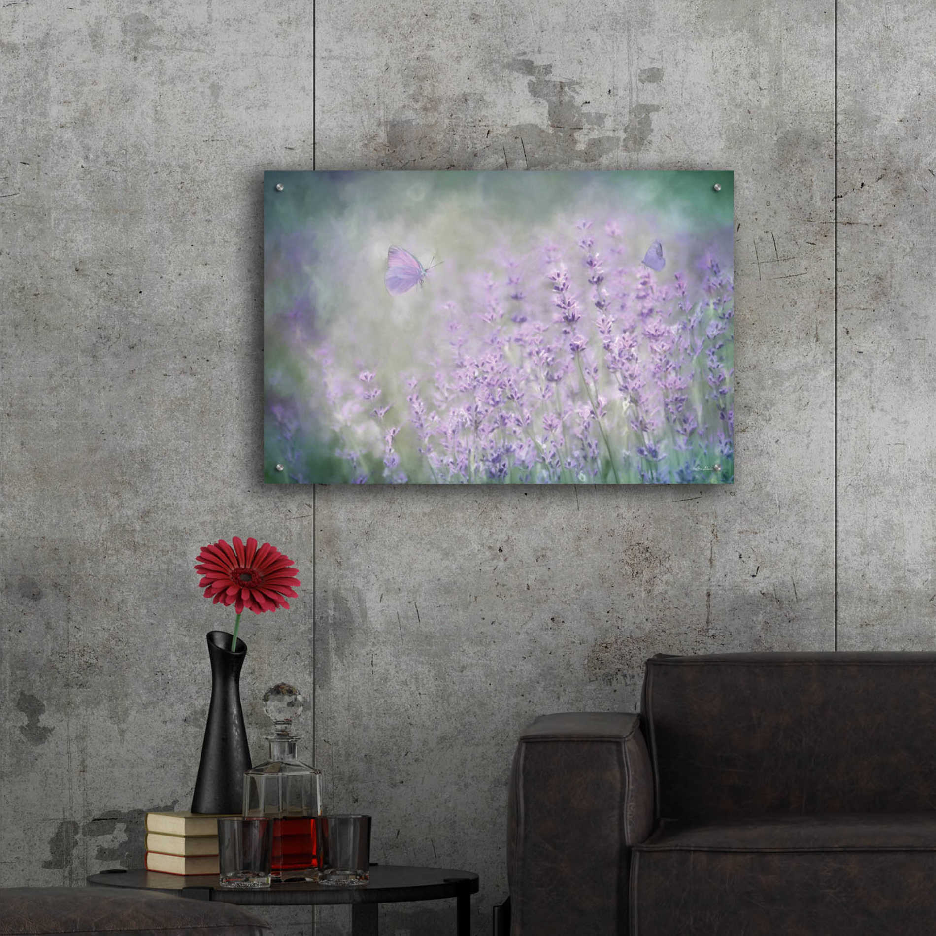 Epic Art 'Lovely Lavender' by Lori Deiter Acrylic Glass Wall Art,36x24