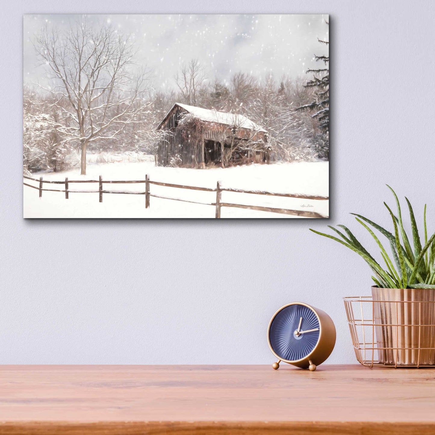 Epic Art 'Beautiful Solitude' by Lori Deiter Acrylic Glass Wall Art,16x12
