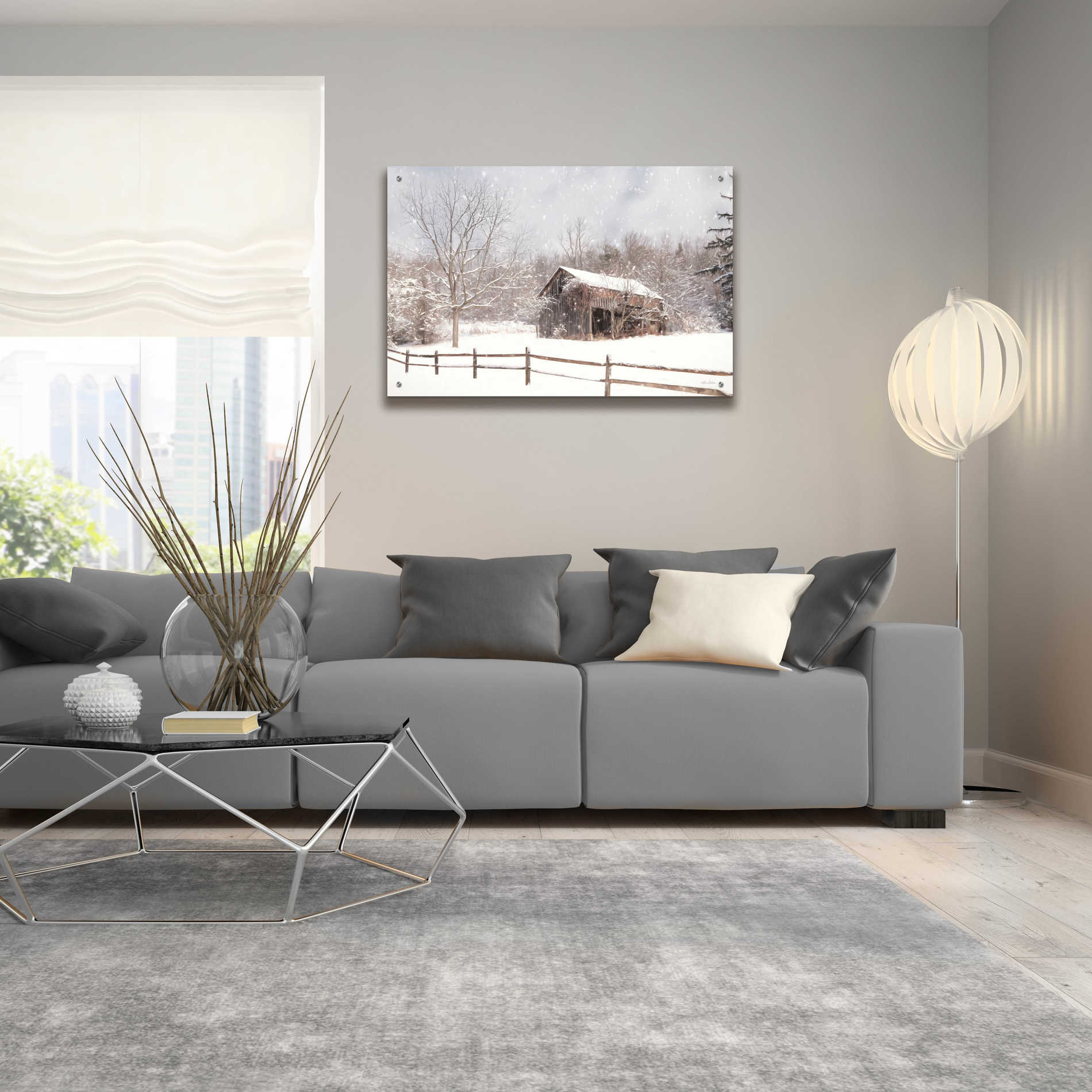Epic Art 'Beautiful Solitude' by Lori Deiter Acrylic Glass Wall Art,36x24