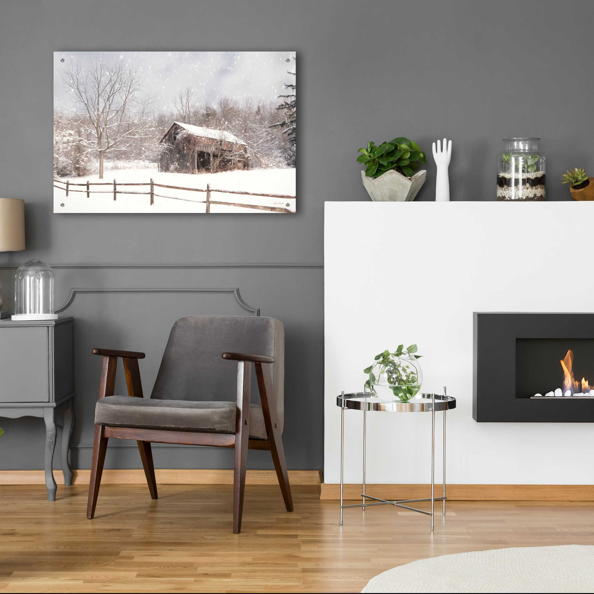 Epic Art 'Beautiful Solitude' by Lori Deiter Acrylic Glass Wall Art,36x24