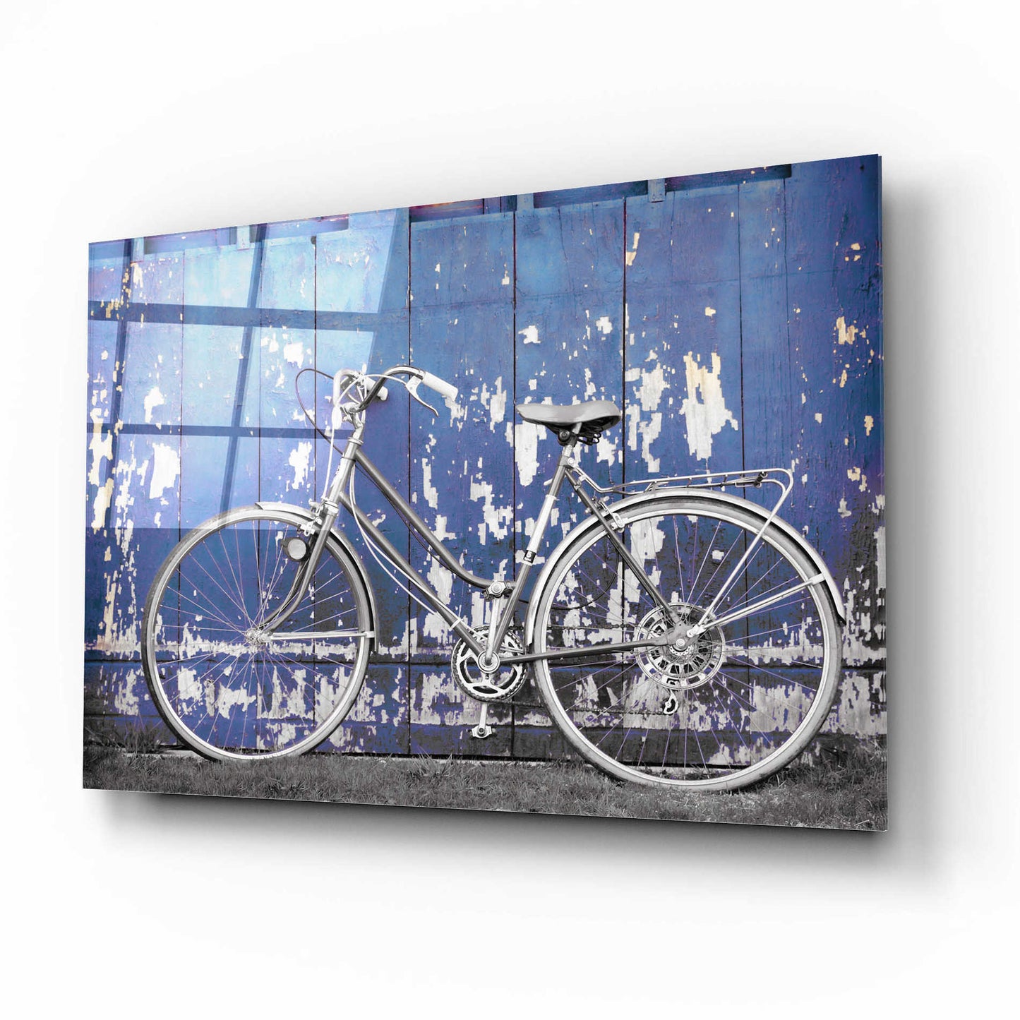 Epic Art 'Grungy Bike' by Lori Deiter Acrylic Glass Wall Art,16x12