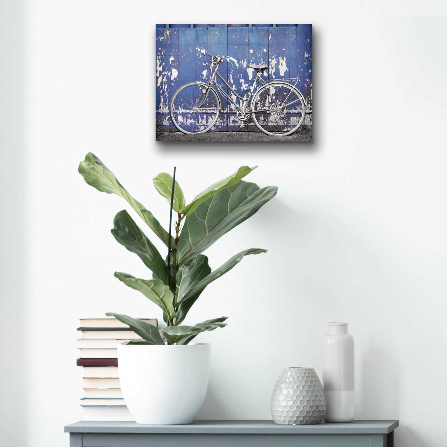 Epic Art 'Grungy Bike' by Lori Deiter Acrylic Glass Wall Art,16x12