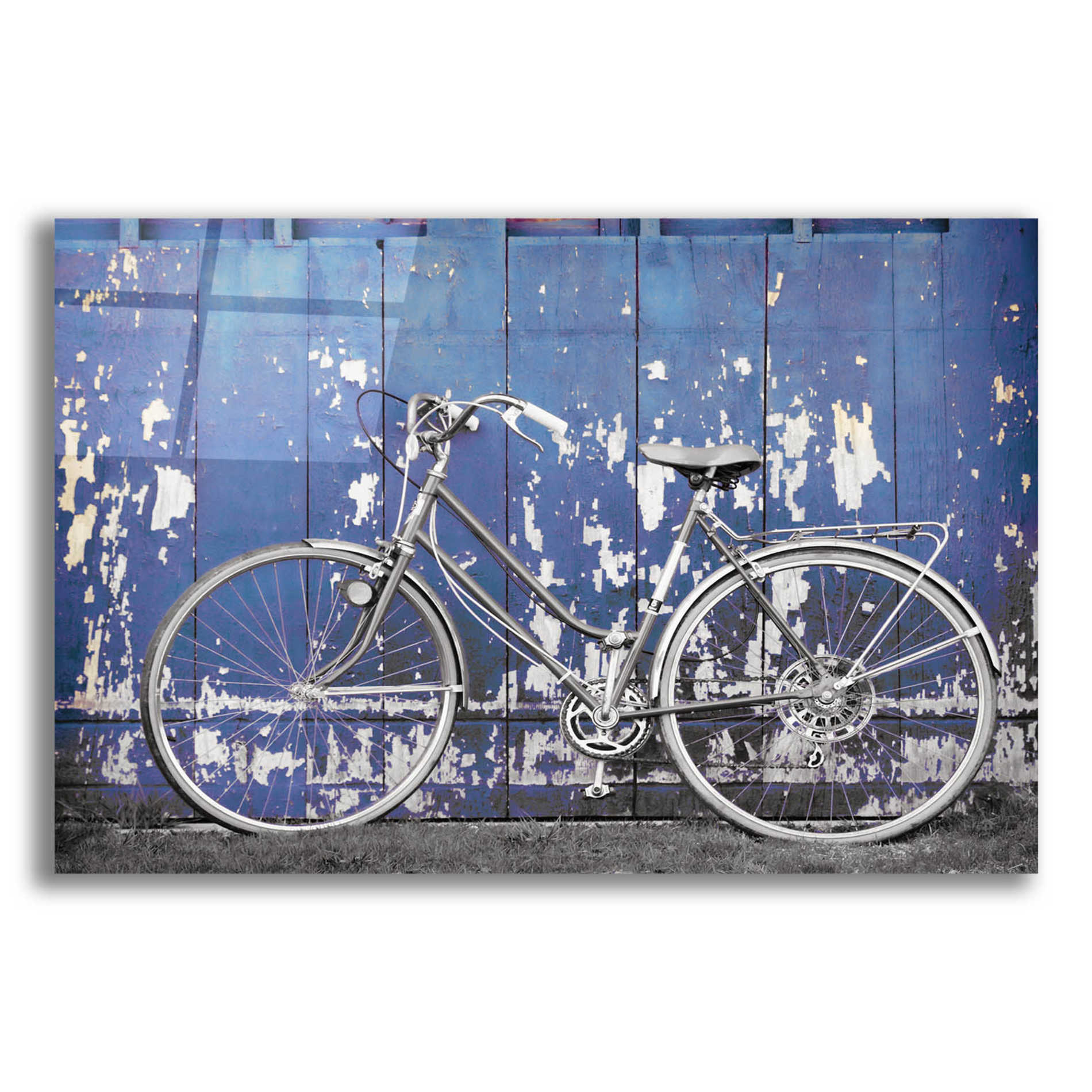 Epic Art 'Grungy Bike' by Lori Deiter Acrylic Glass Wall Art,16x12