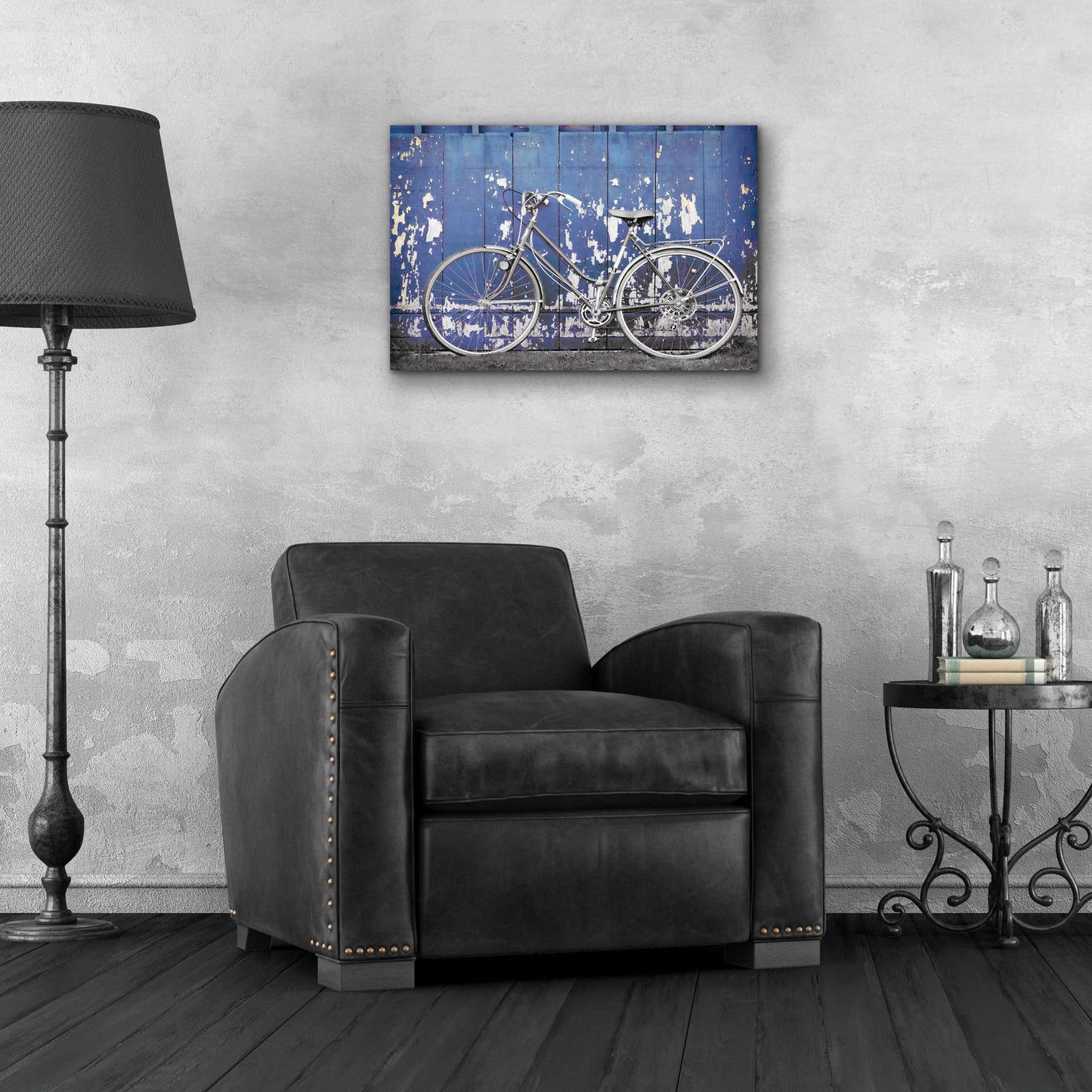 Epic Art 'Grungy Bike' by Lori Deiter Acrylic Glass Wall Art,24x16