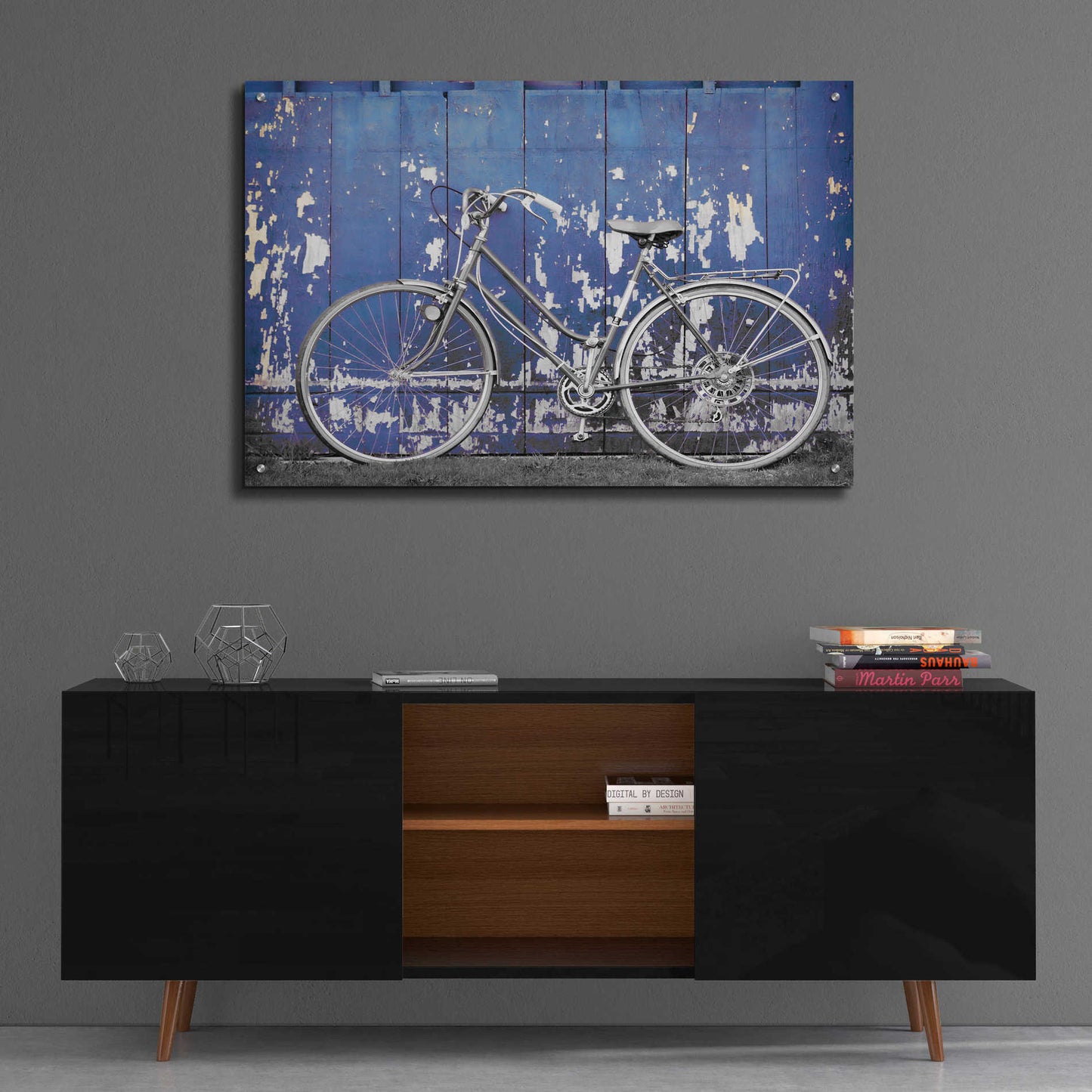 Epic Art 'Grungy Bike' by Lori Deiter Acrylic Glass Wall Art,36x24