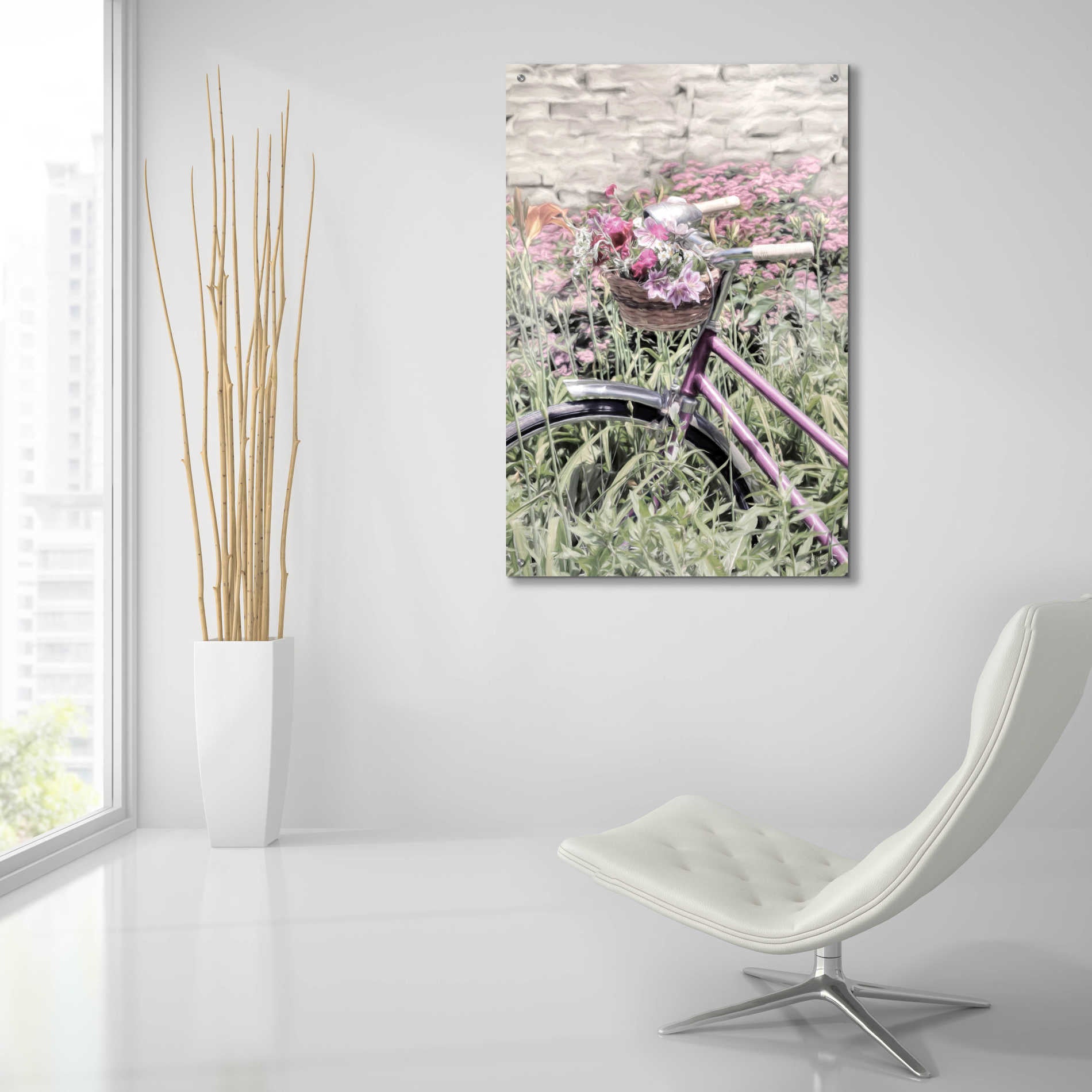 Epic Art 'Blooming Beauty' by Lori Deiter Acrylic Glass Wall Art,24x36