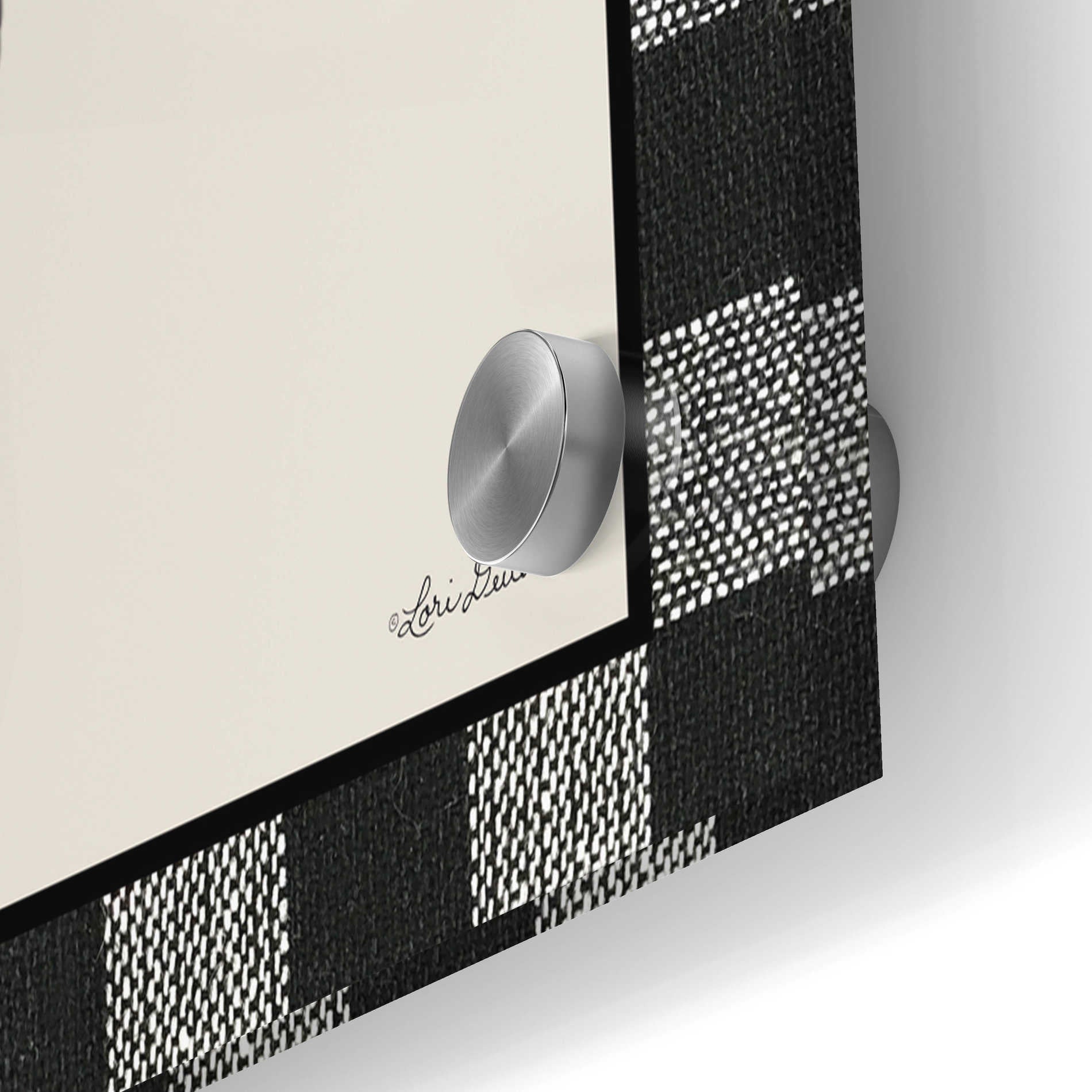 Epic Art 'USA Home Plaid' by Lori Deiter Acrylic Glass Wall Art,36x24