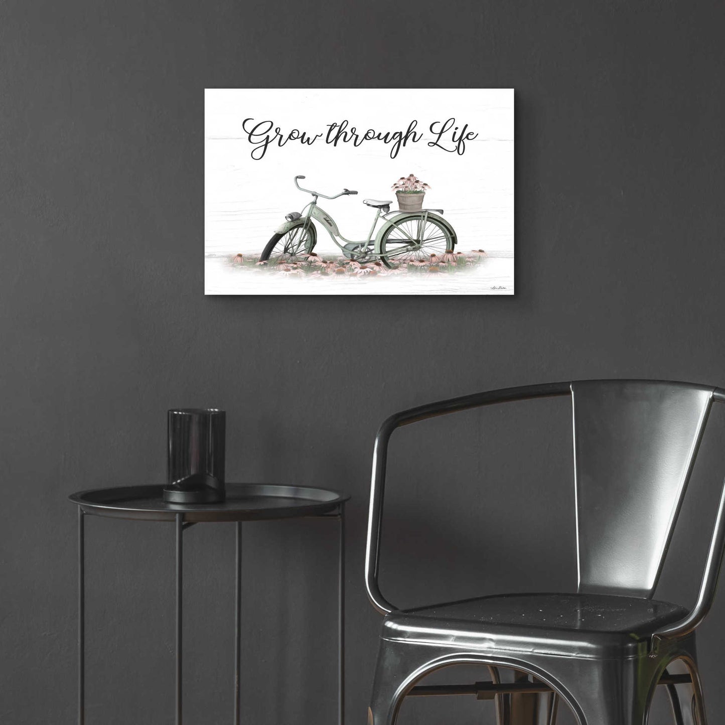 Epic Art 'Grow Through Life' by Lori Deiter Acrylic Glass Wall Art,24x16