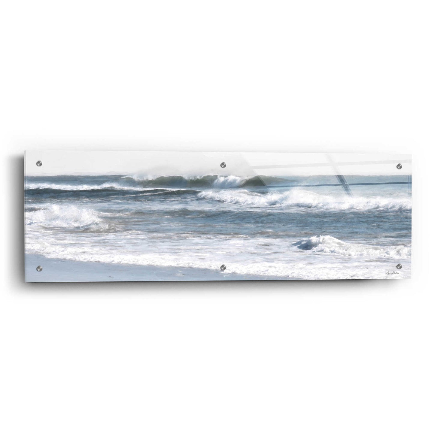 Epic Art 'Ocean Panorama' by Lori Deiter Acrylic Glass Wall Art,36x12