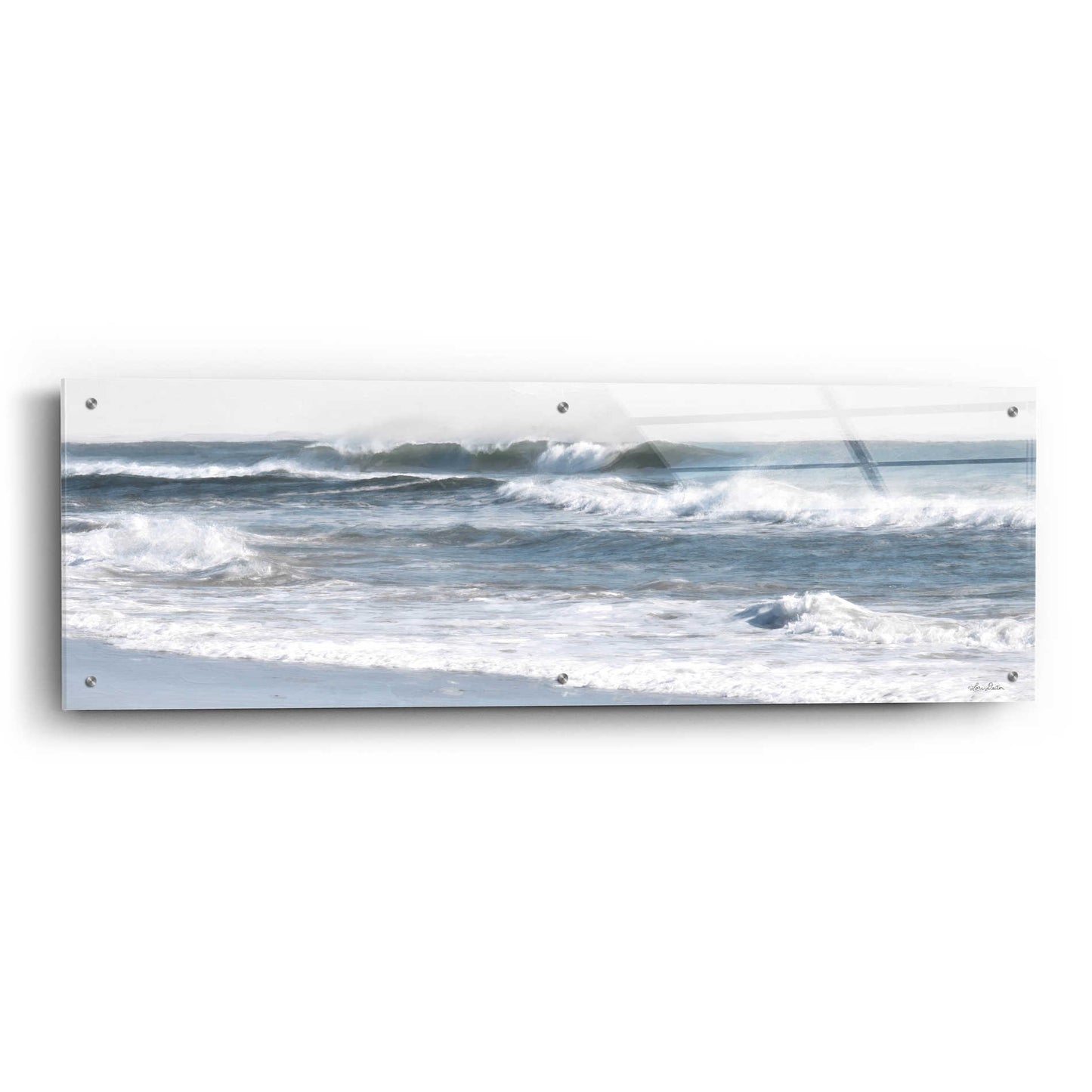 Epic Art 'Ocean Panorama' by Lori Deiter Acrylic Glass Wall Art,48x16