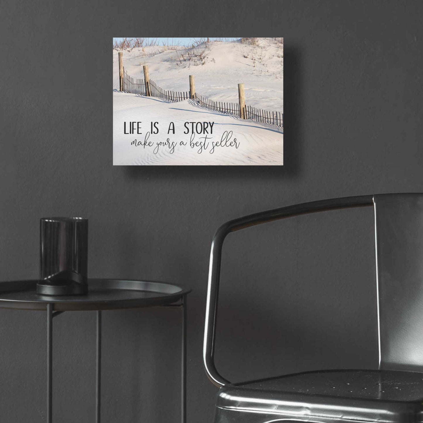 Epic Art 'Life is a Story' by Lori Deiter Acrylic Glass Wall Art,16x12