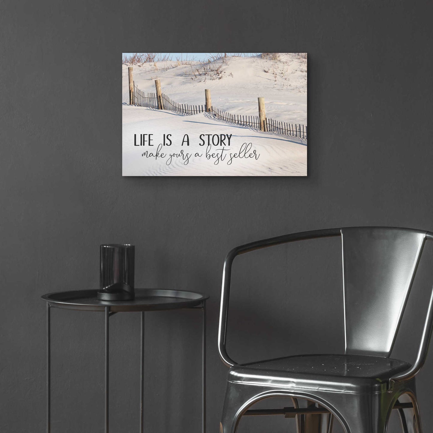 Epic Art 'Life is a Story' by Lori Deiter Acrylic Glass Wall Art,24x16