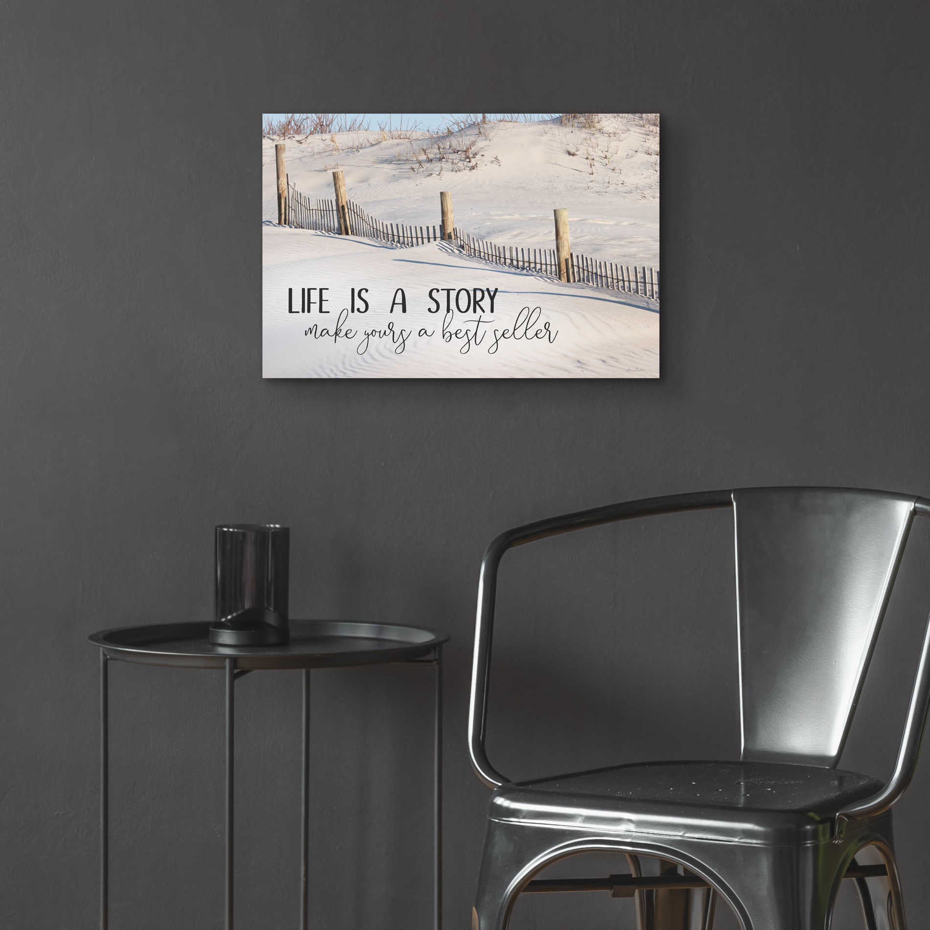 Epic Art 'Life is a Story' by Lori Deiter Acrylic Glass Wall Art,24x16
