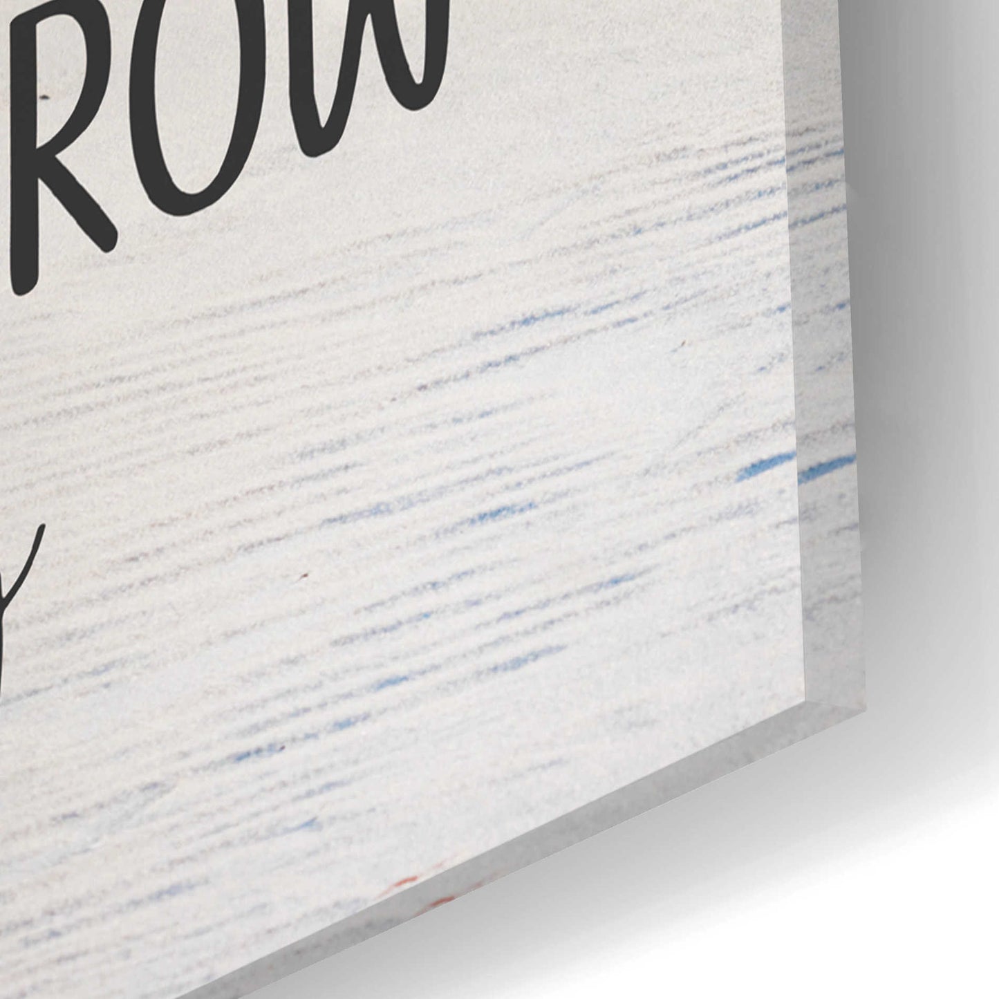Epic Art 'Tomorrow Begins Today' by Lori Deiter Acrylic Glass Wall Art,24x16