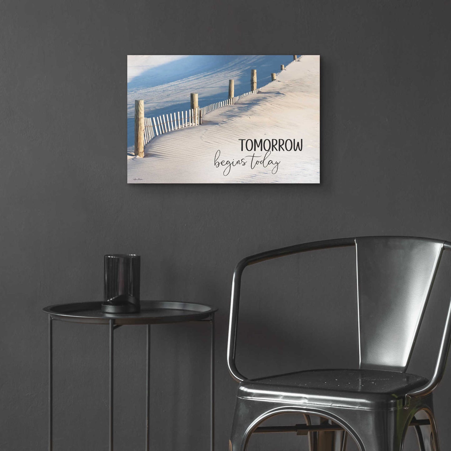Epic Art 'Tomorrow Begins Today' by Lori Deiter Acrylic Glass Wall Art,24x16