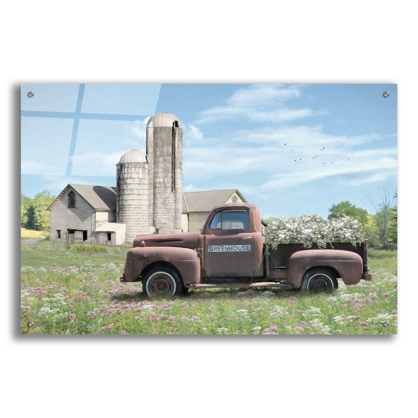 Epic Art 'Annville Summer Fields' by Lori Deiter Acrylic Glass Wall Art,36x24