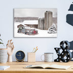 Epic Art 'North Country Christmas' by Lori Deiter Acrylic Glass Wall Art,16x12