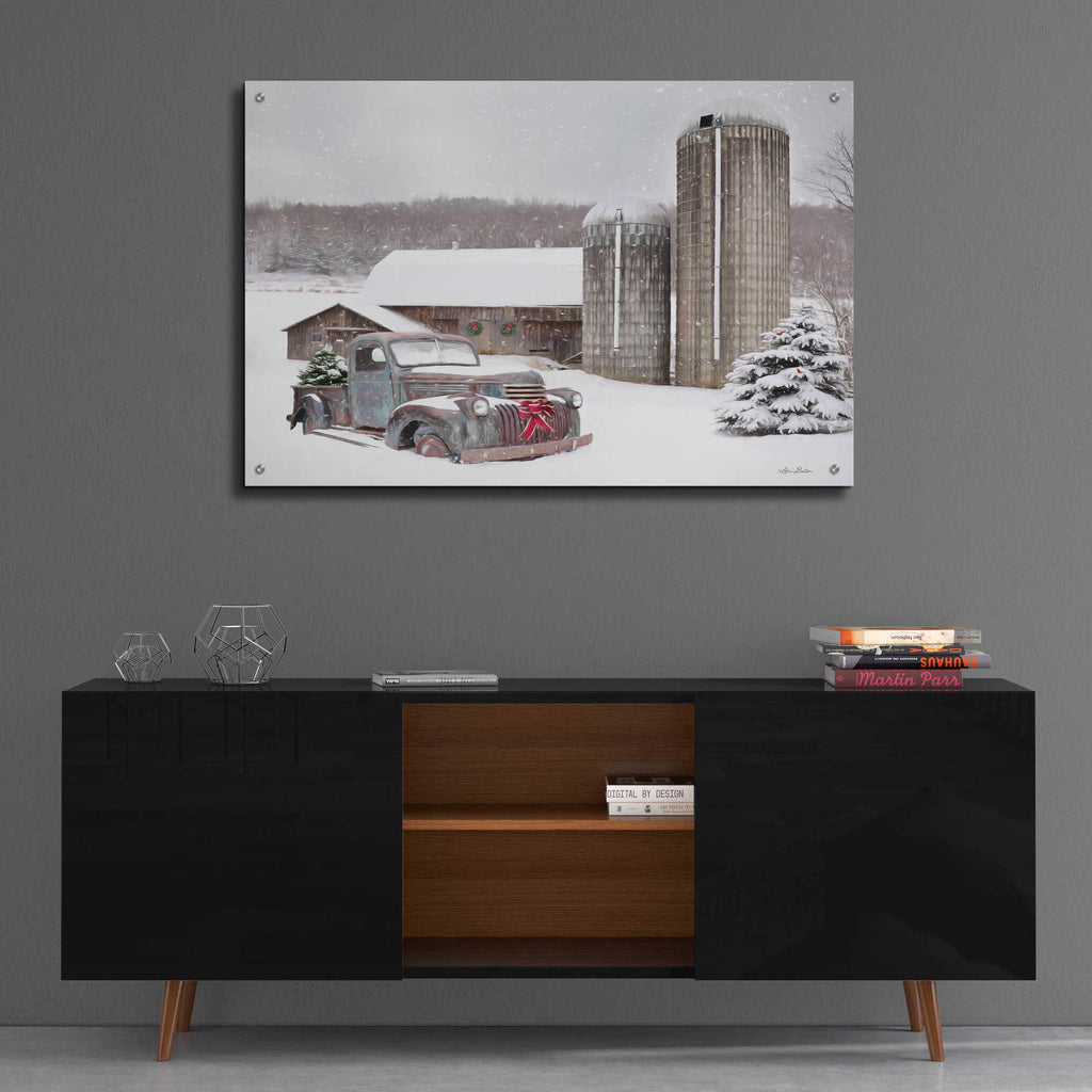 Epic Art 'North Country Christmas' by Lori Deiter Acrylic Glass Wall Art,36x24