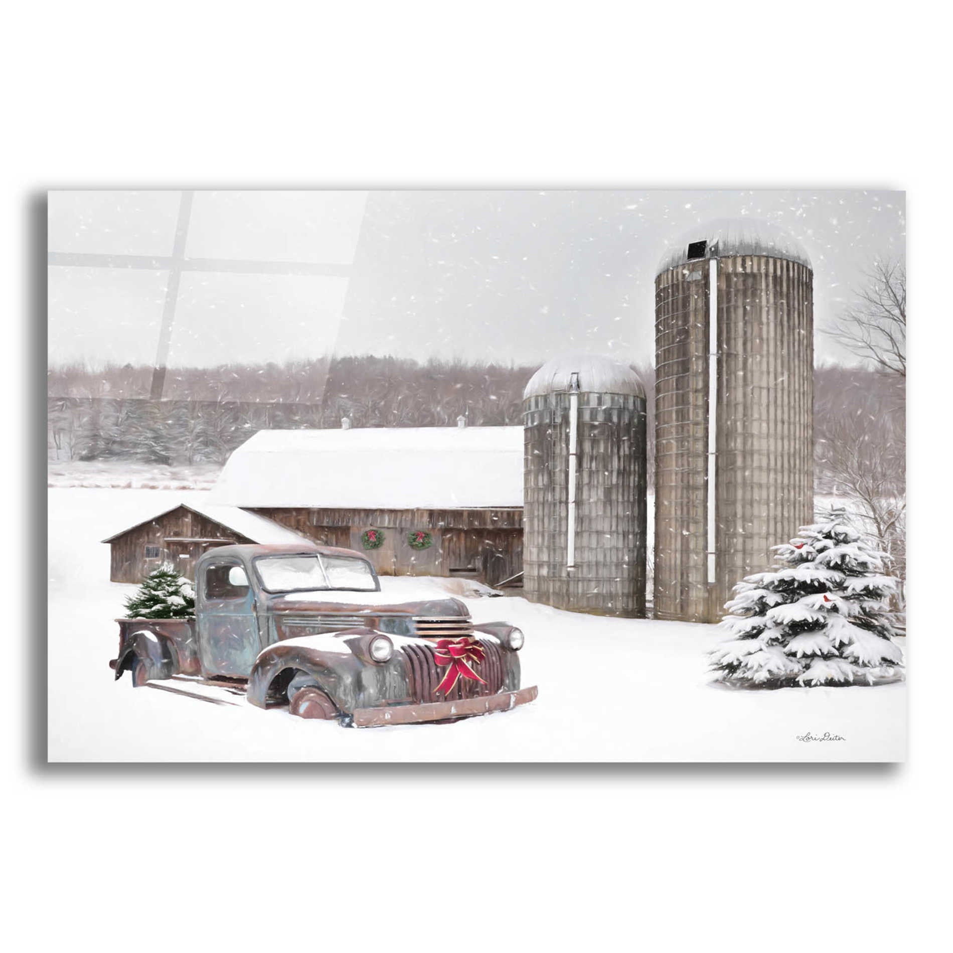 Epic Art 'North Country Christmas' by Lori Deiter Acrylic Glass Wall Art