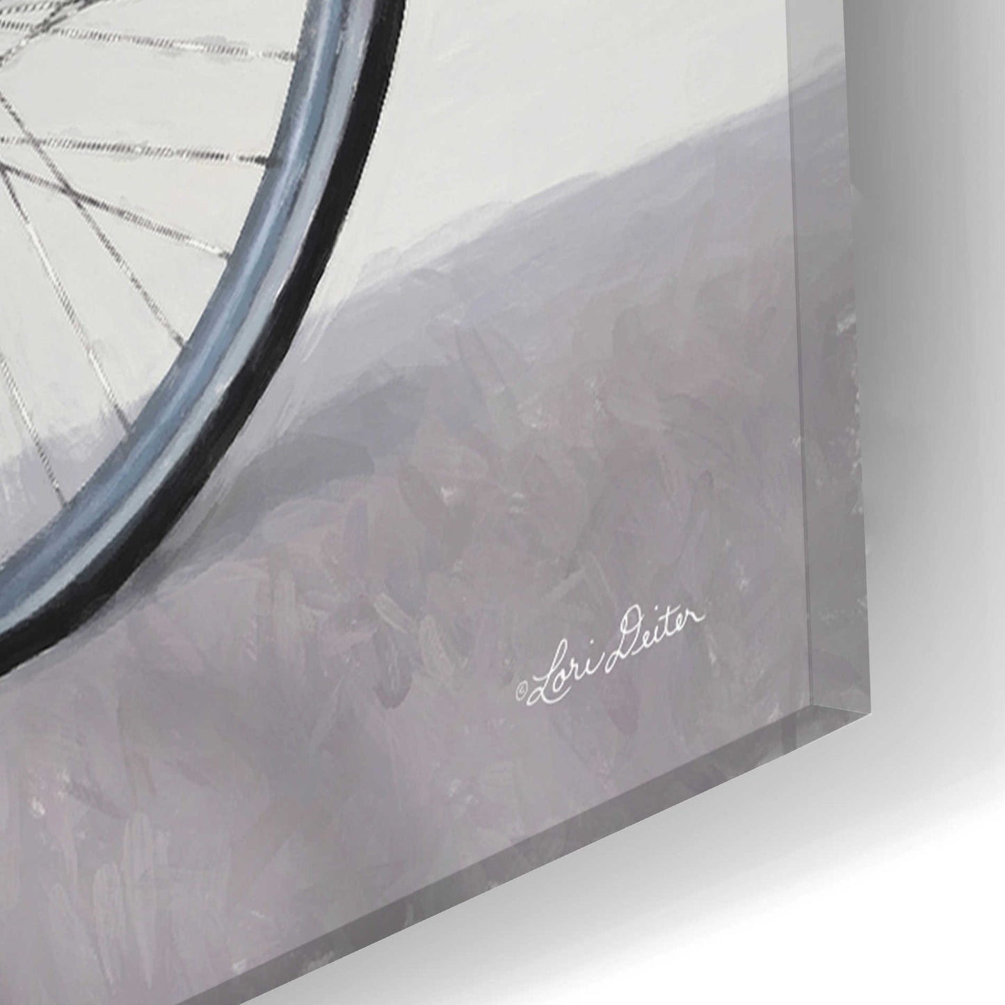 Epic Art 'Enjoy Beauty' by Lori Deiter Acrylic Glass Wall Art,16x24
