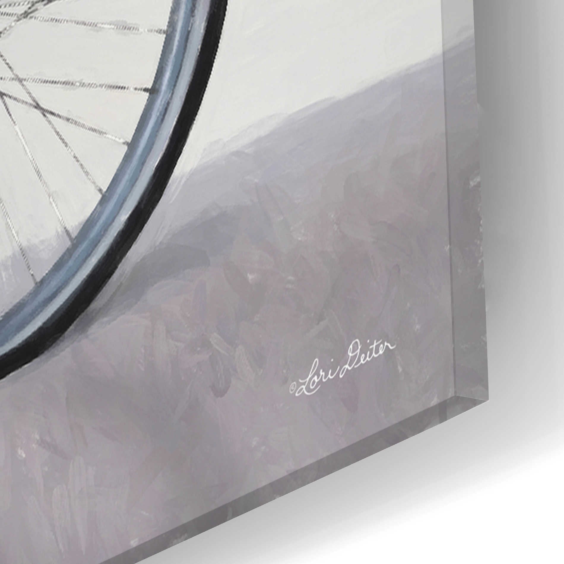 Epic Art 'Enjoy Beauty' by Lori Deiter Acrylic Glass Wall Art,16x24