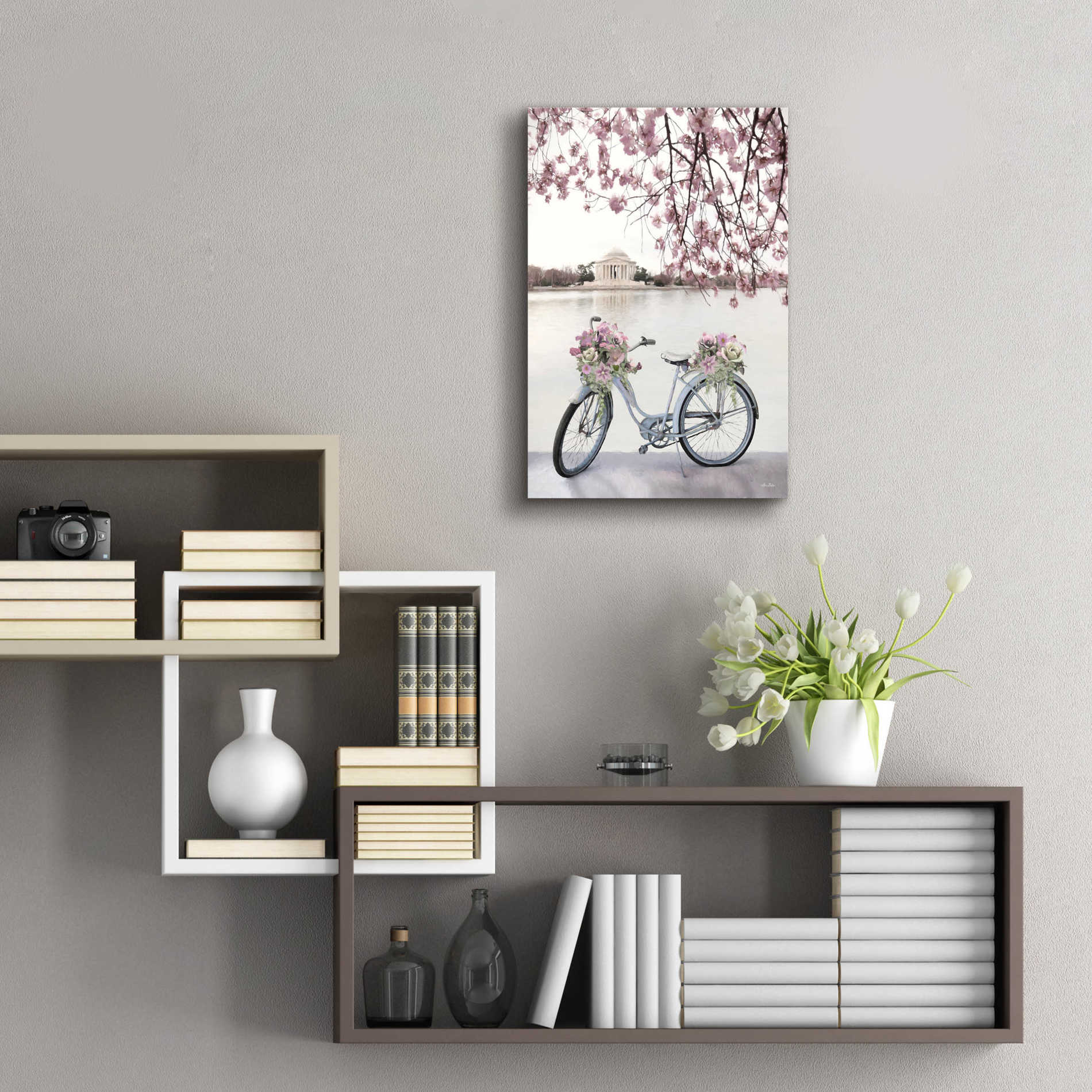 Epic Art 'Enjoy Beauty' by Lori Deiter Acrylic Glass Wall Art,16x24