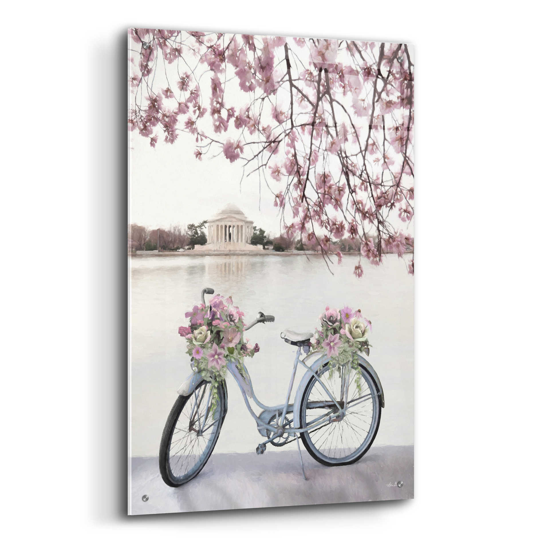 Epic Art 'Enjoy Beauty' by Lori Deiter Acrylic Glass Wall Art,24x36