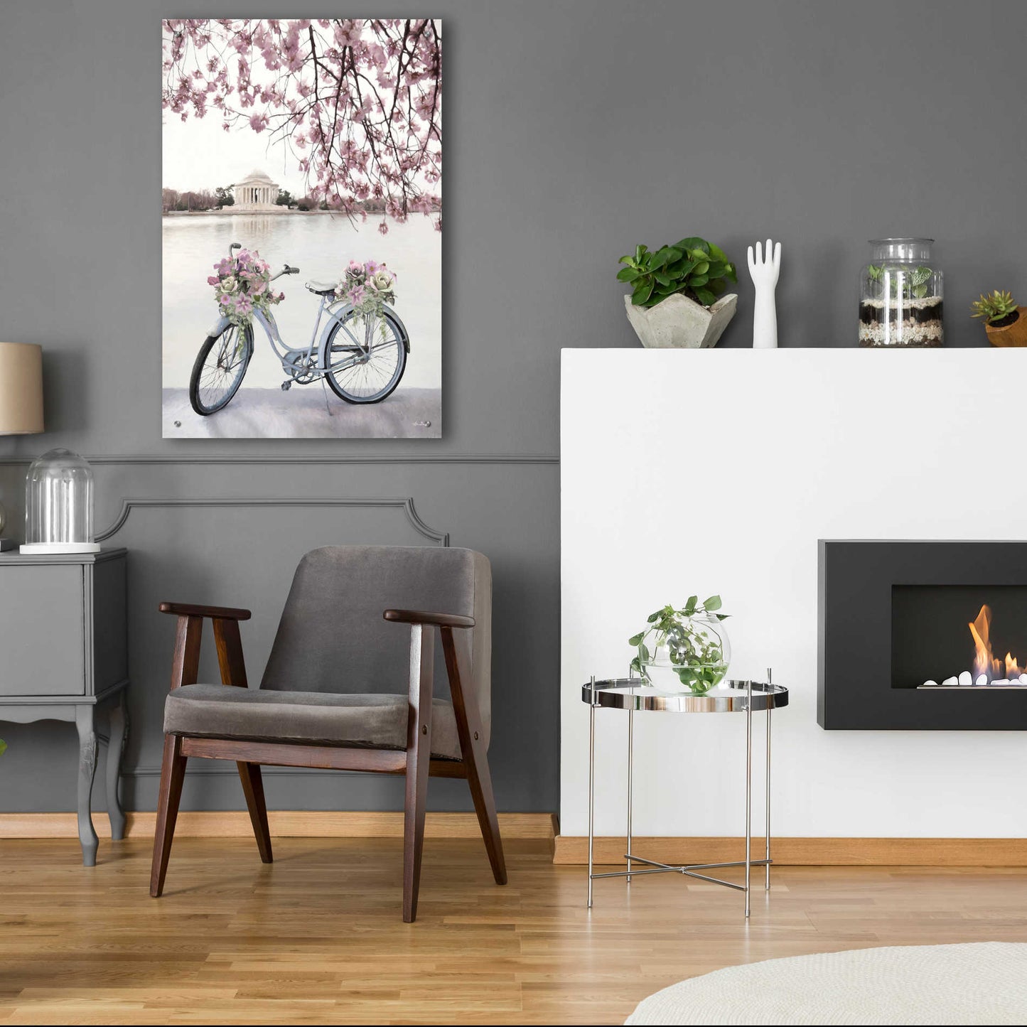 Epic Art 'Enjoy Beauty' by Lori Deiter Acrylic Glass Wall Art,24x36