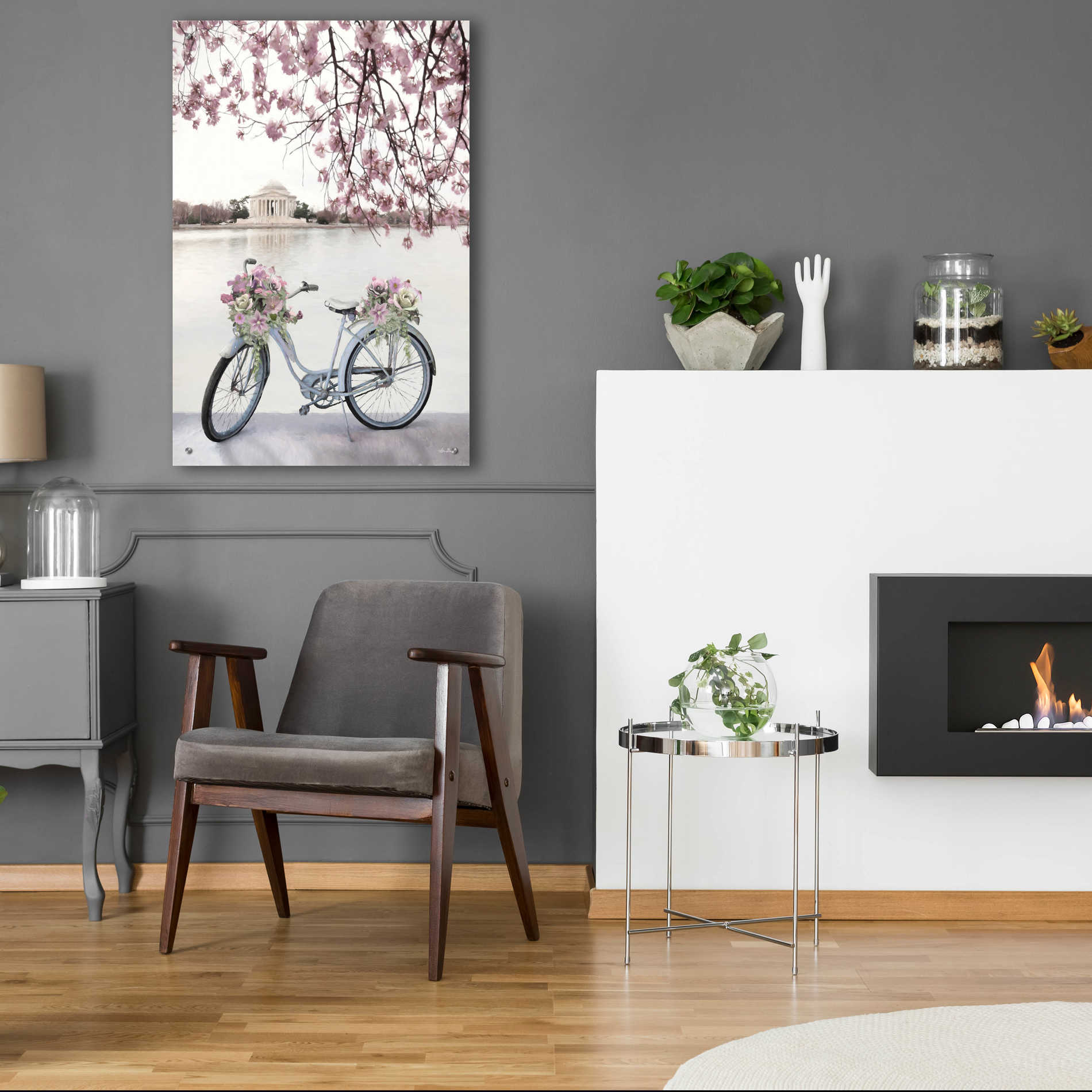 Epic Art 'Enjoy Beauty' by Lori Deiter Acrylic Glass Wall Art,24x36