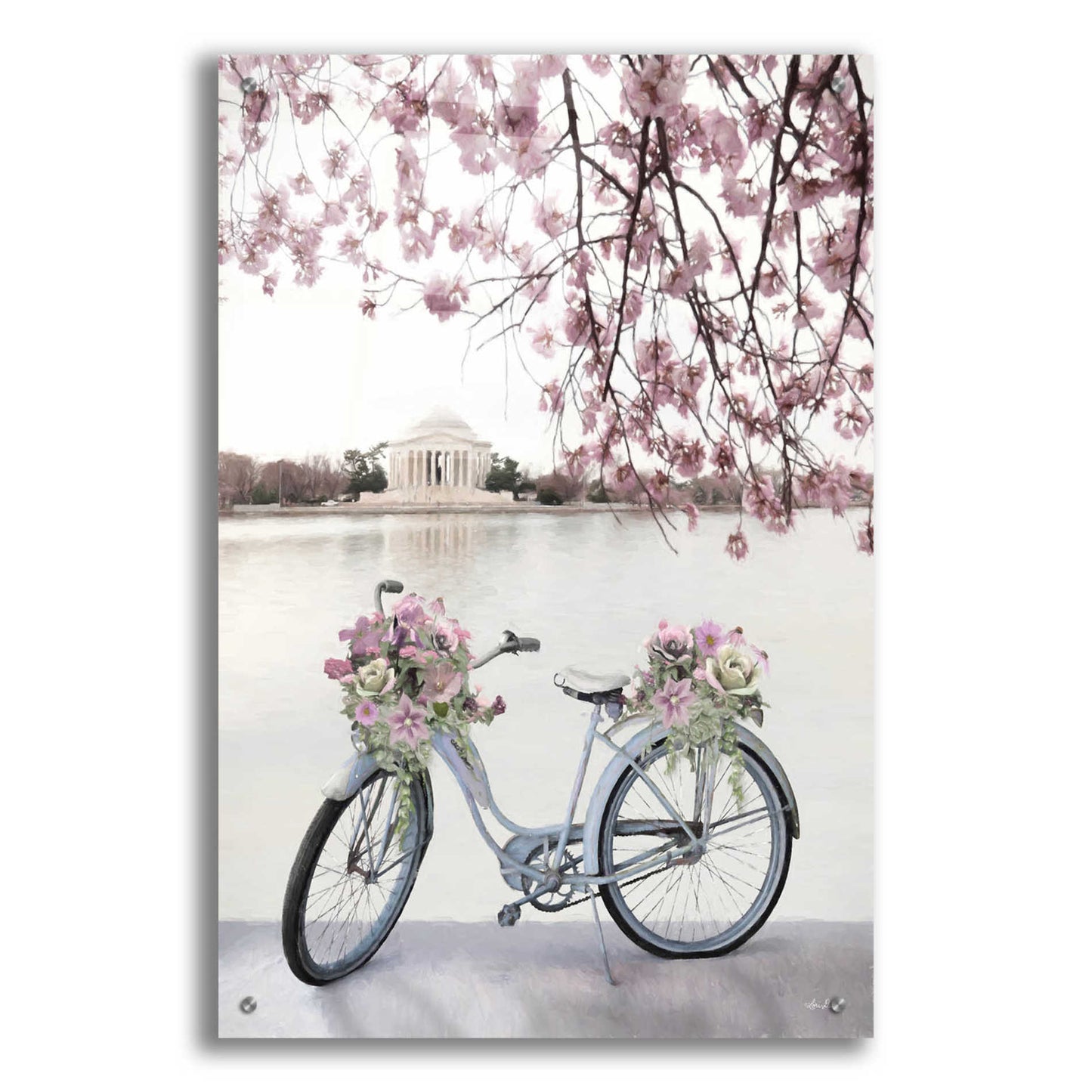 Epic Art 'Enjoy Beauty' by Lori Deiter Acrylic Glass Wall Art,24x36