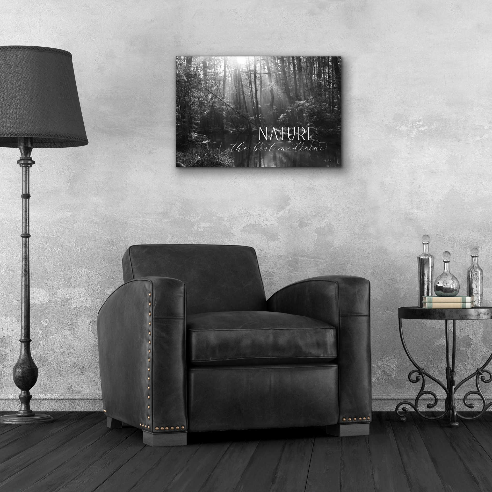 Epic Art 'Nature - The Best Medicine' by Lori Deiter Acrylic Glass Wall Art,24x16