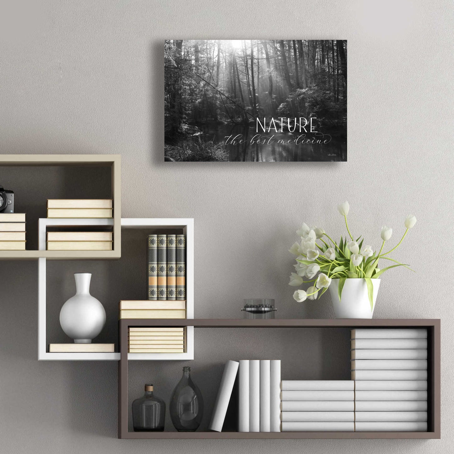 Epic Art 'Nature - The Best Medicine' by Lori Deiter Acrylic Glass Wall Art,24x16