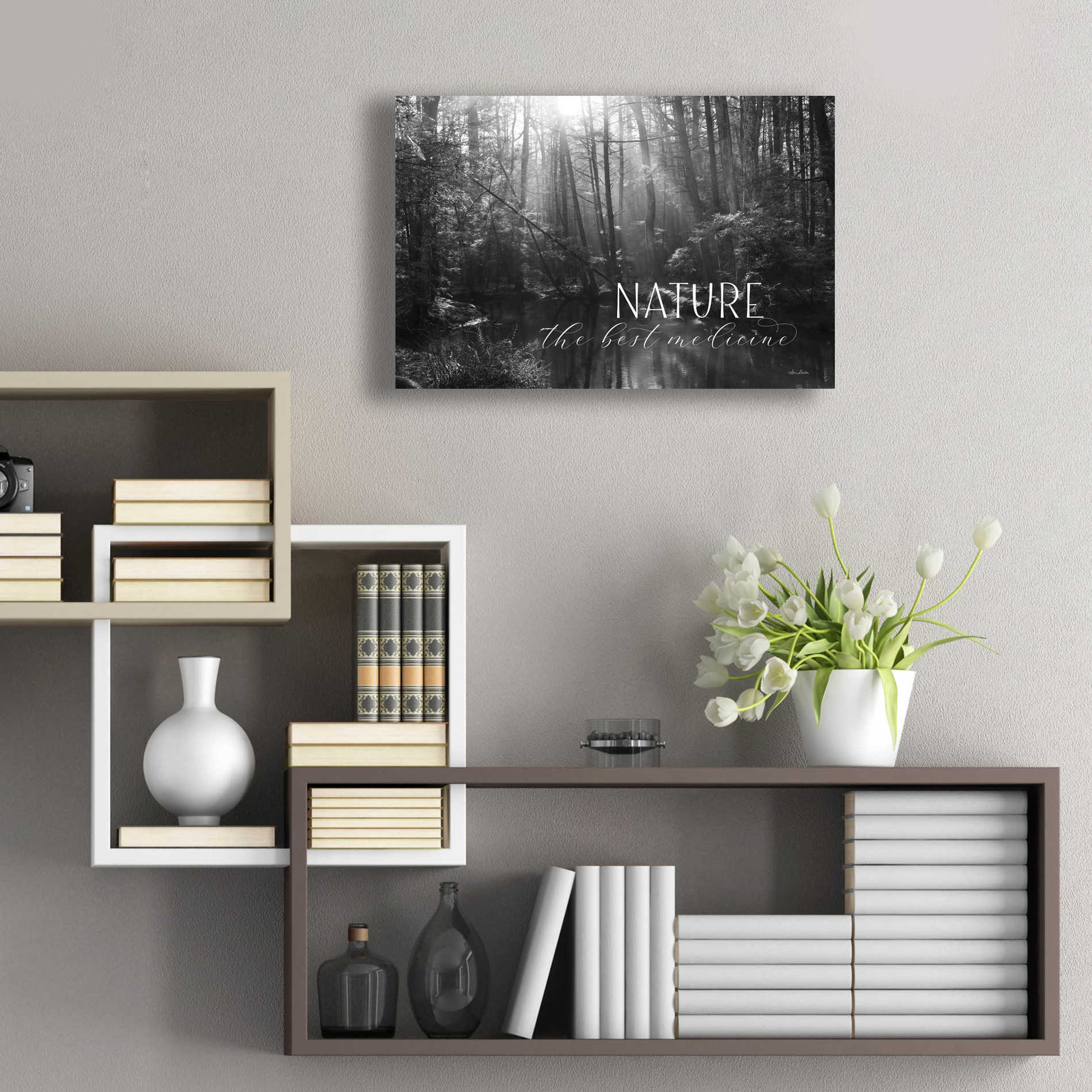 Epic Art 'Nature - The Best Medicine' by Lori Deiter Acrylic Glass Wall Art,24x16