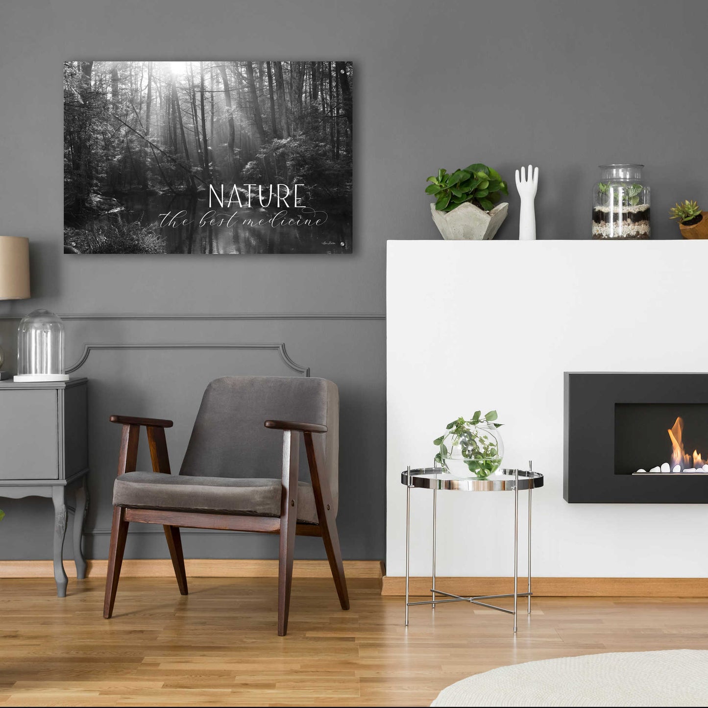 Epic Art 'Nature - The Best Medicine' by Lori Deiter Acrylic Glass Wall Art,36x24